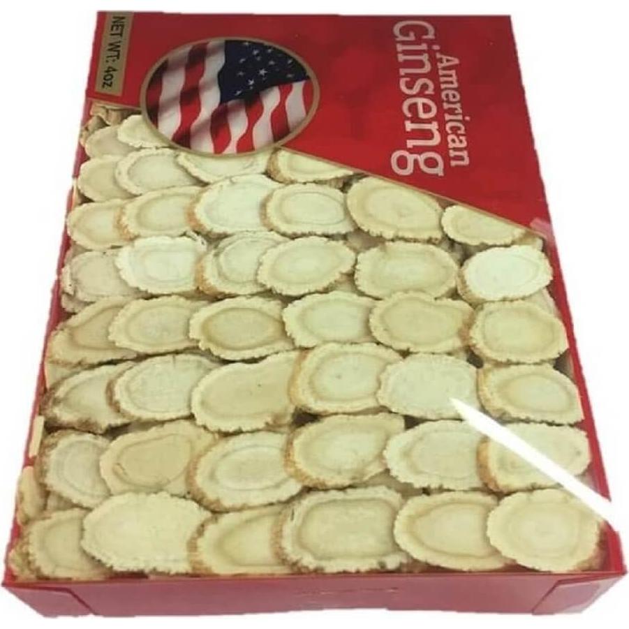 Ginseng Americano Grado A Rebanada 113.4 g Nueva Nutrición Verde