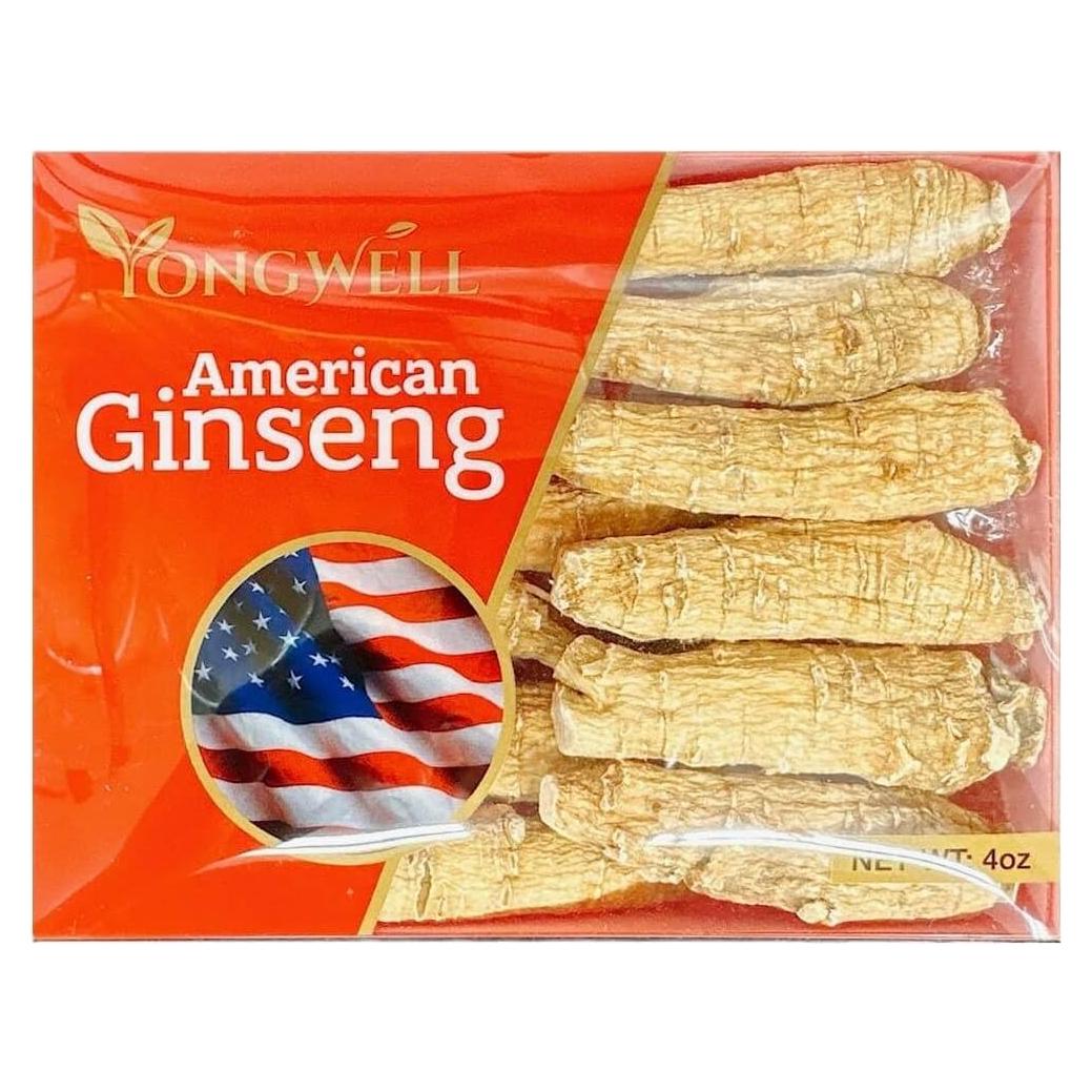 Raíz de Ginseng Americano Grado A Seleccionada a Mano 113 g