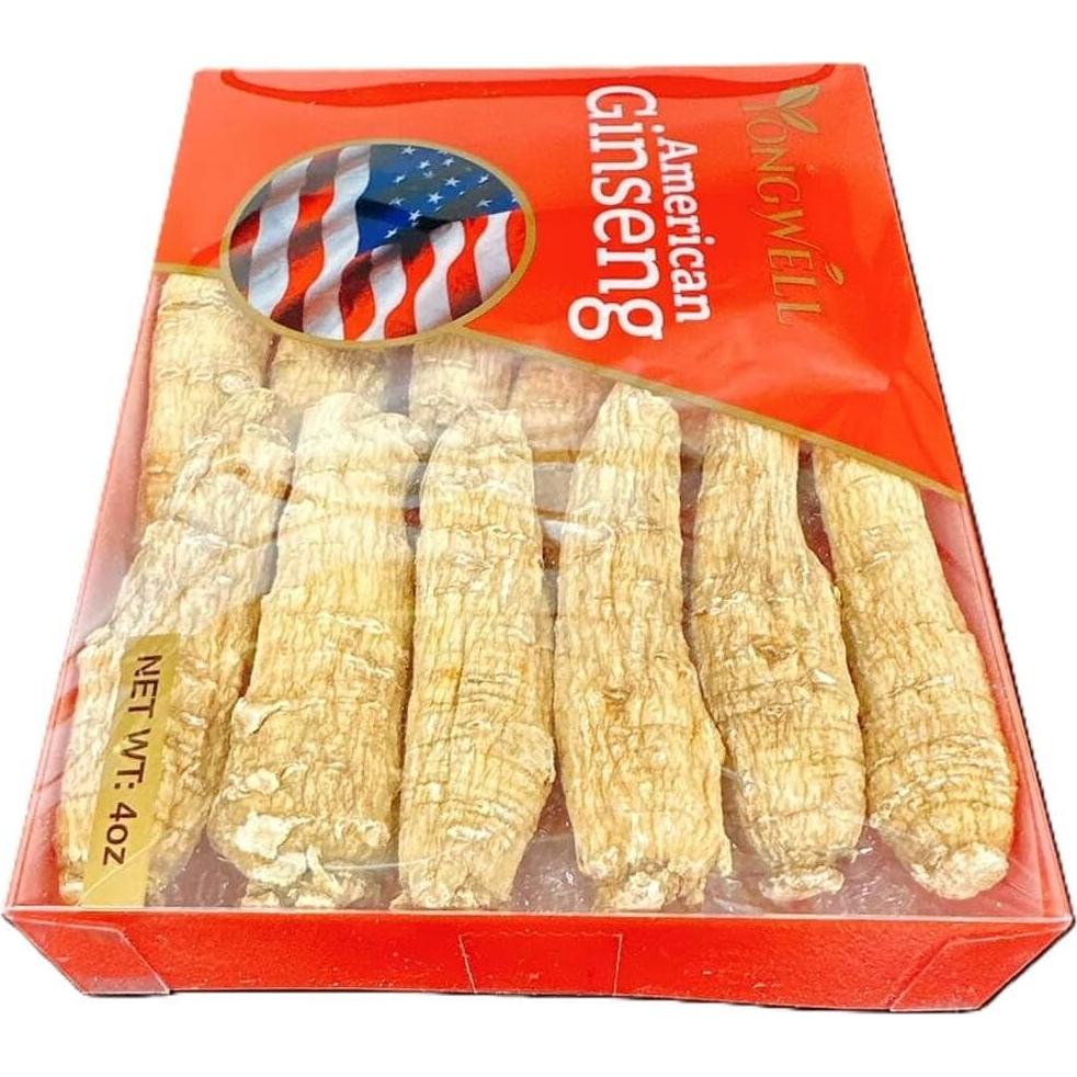 Raíz de Ginseng Americano Grado A Seleccionada a Mano 113 g