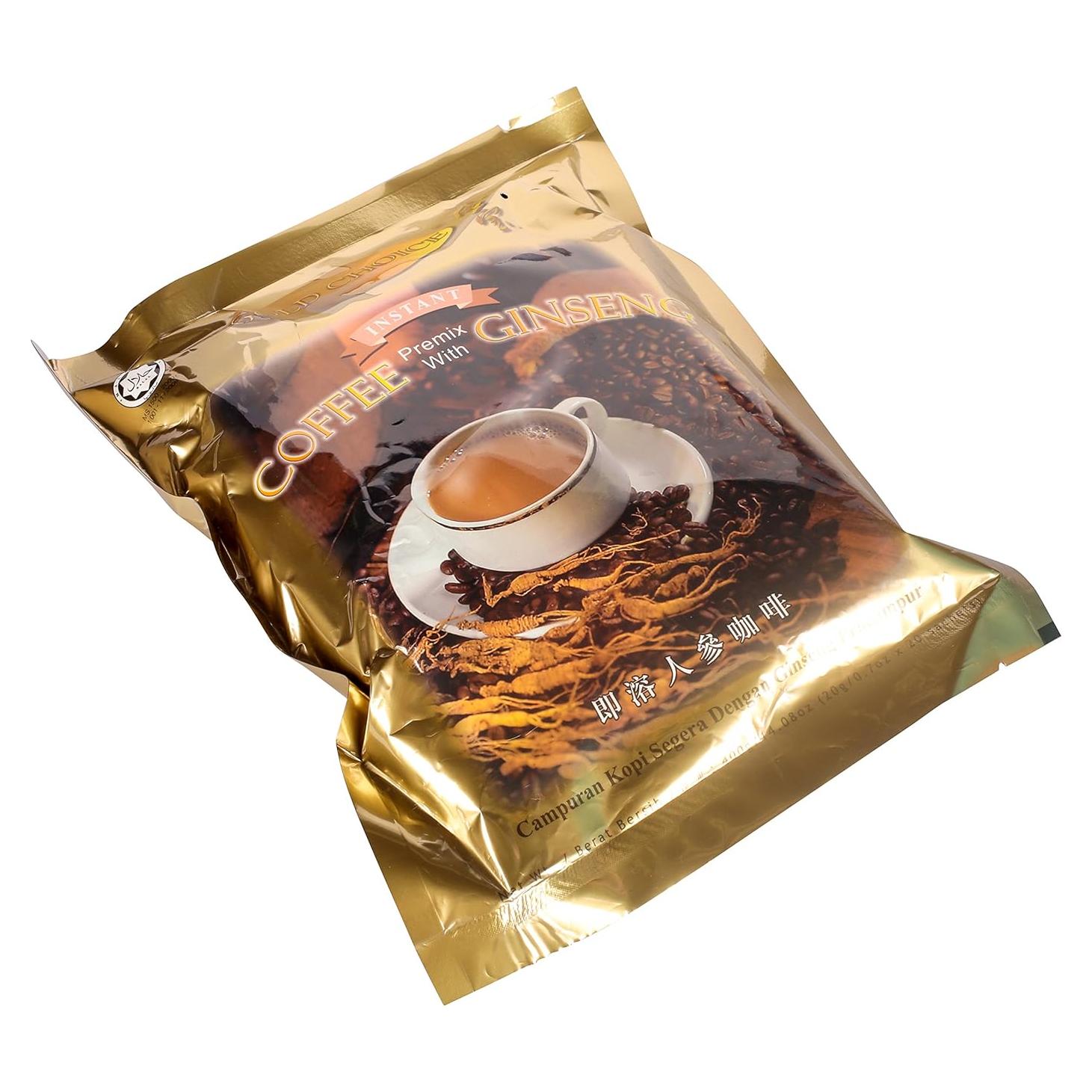 Café Instantáneo de Ginseng Gold Choice 400g - Aroma Rico