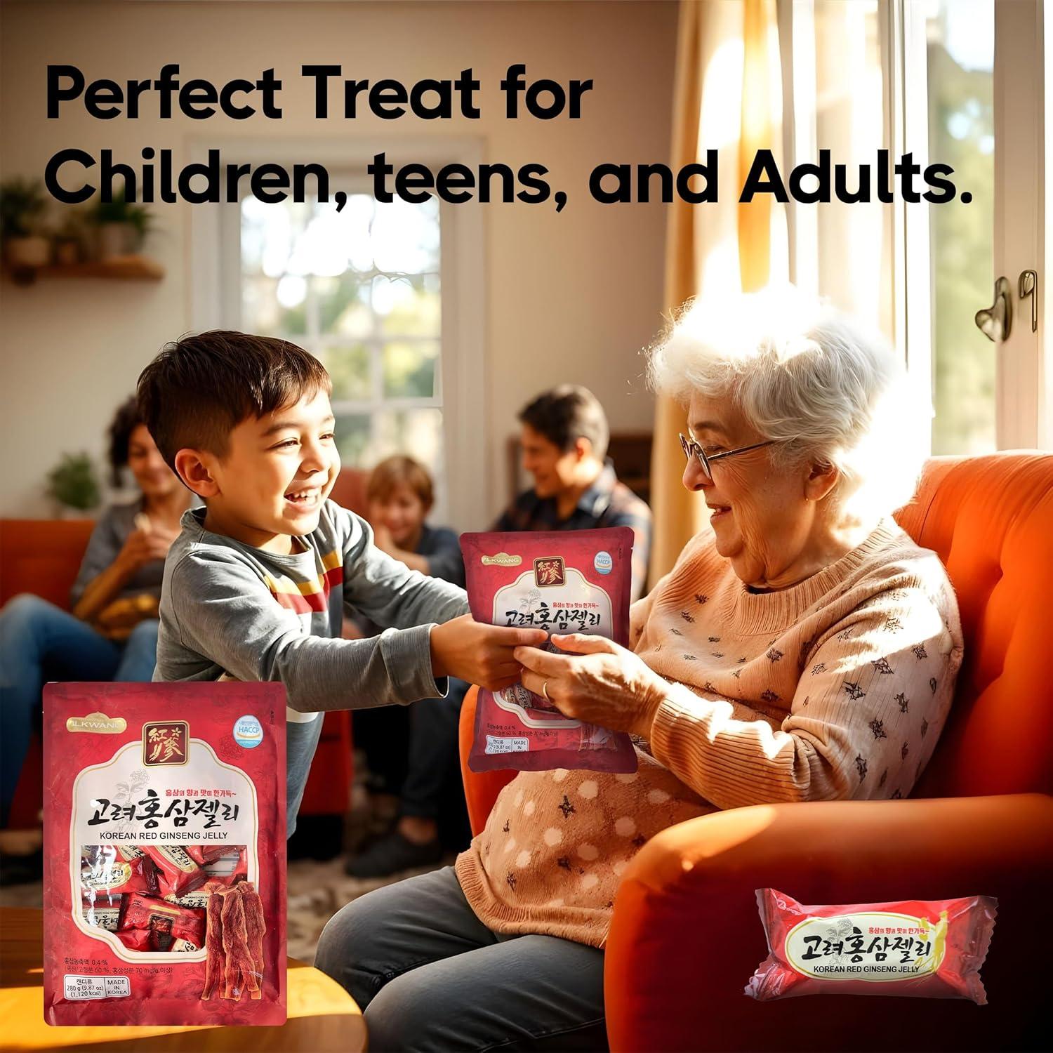 Gelatina de Ginseng Rojo COELO 280g Snack Coreano