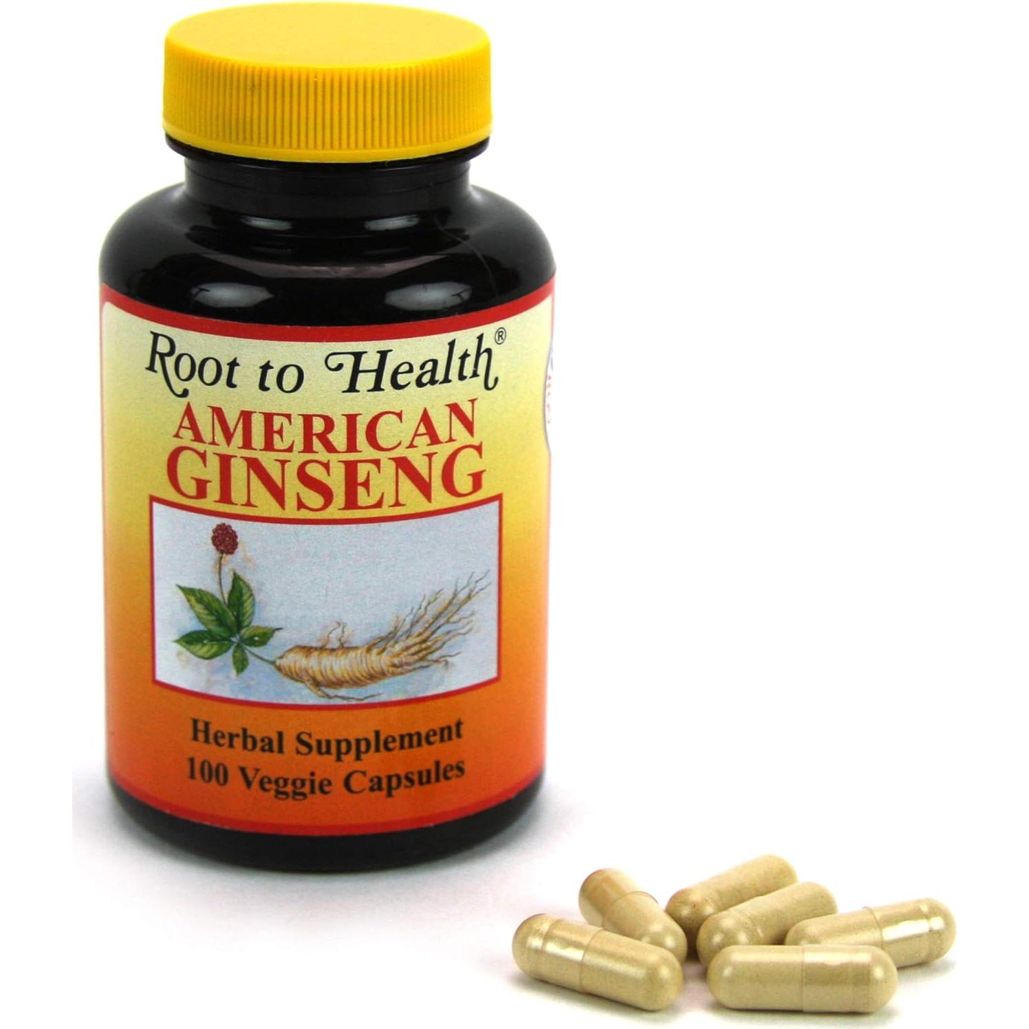 Cápsulas de Ginseng Americano Hsu 100 unidades 500 mg