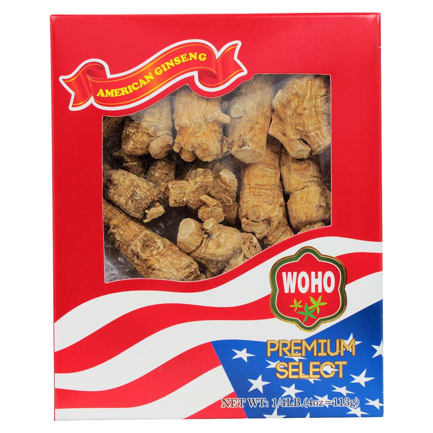 Raíces Jumbo de Ginseng Americano Woohoo 113g
