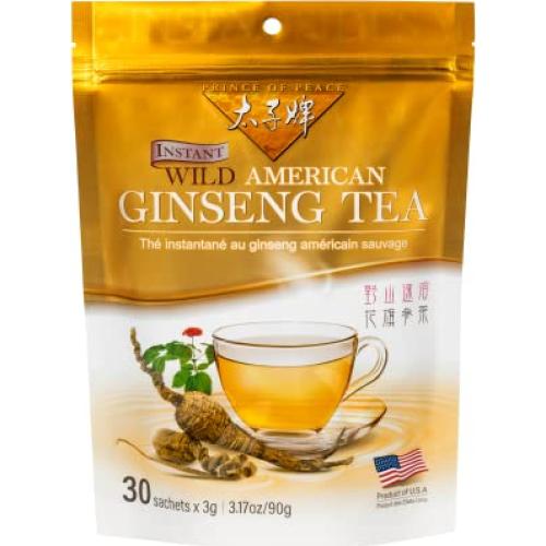 Té Instantáneo Príncipe de la Paz Ginseng Americano 30 Bolsitas