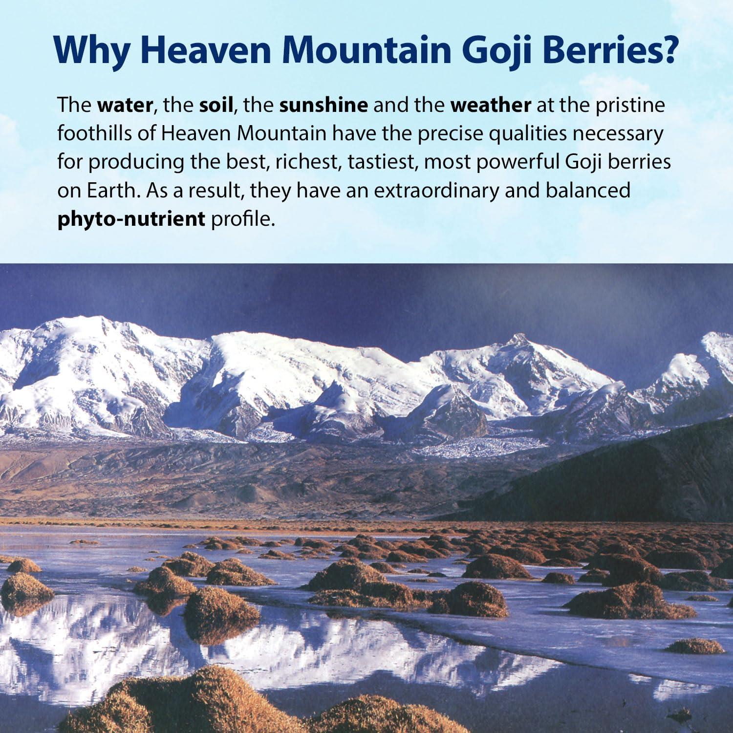 Bayas de Goji del Cielo Dragon Herbs 227 g - 100% Naturales