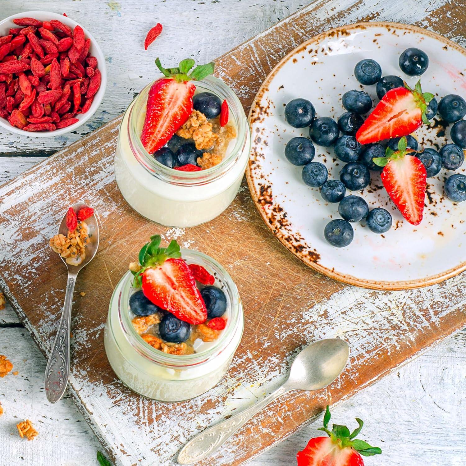 Bayas de Goji Secas Orgánicas Yupik 1 kg, Sin Gluten, Vegano