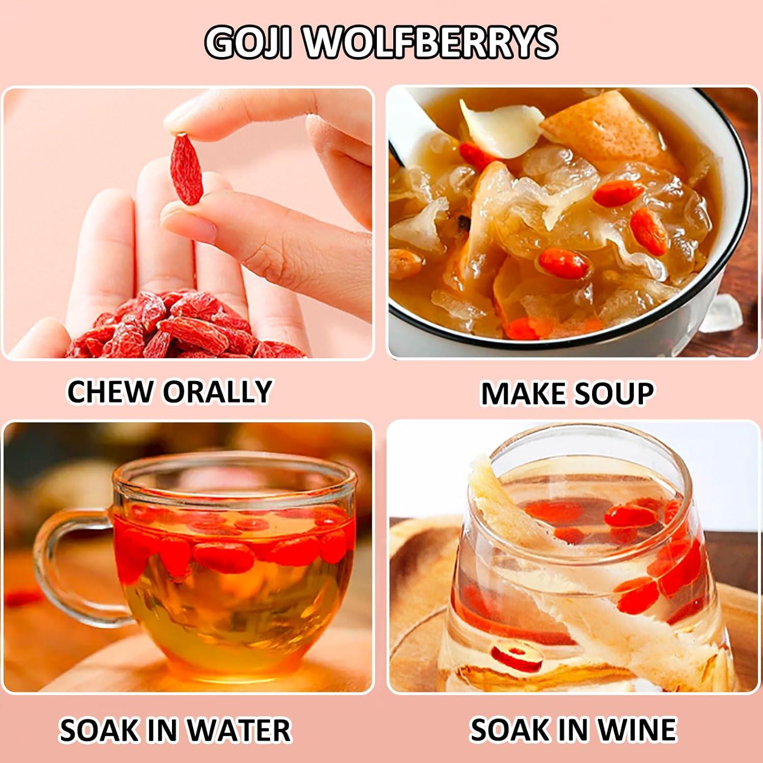 Bayas de Goji Secas Orgánicas 250g - 100% Naturales Sin Aditivos