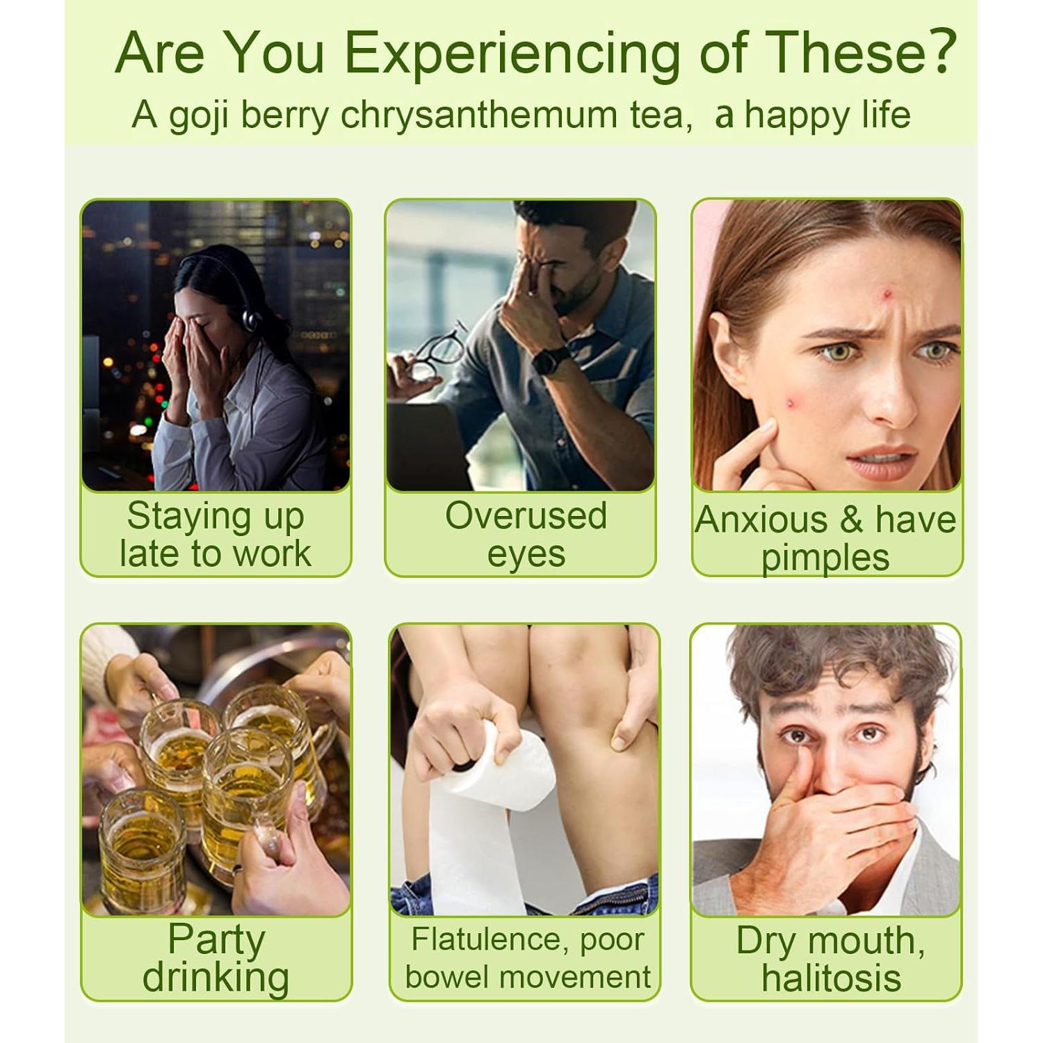 Té Herbal Chino Rlvym 30 Bolsitas Baya de Goji y Crisantemo