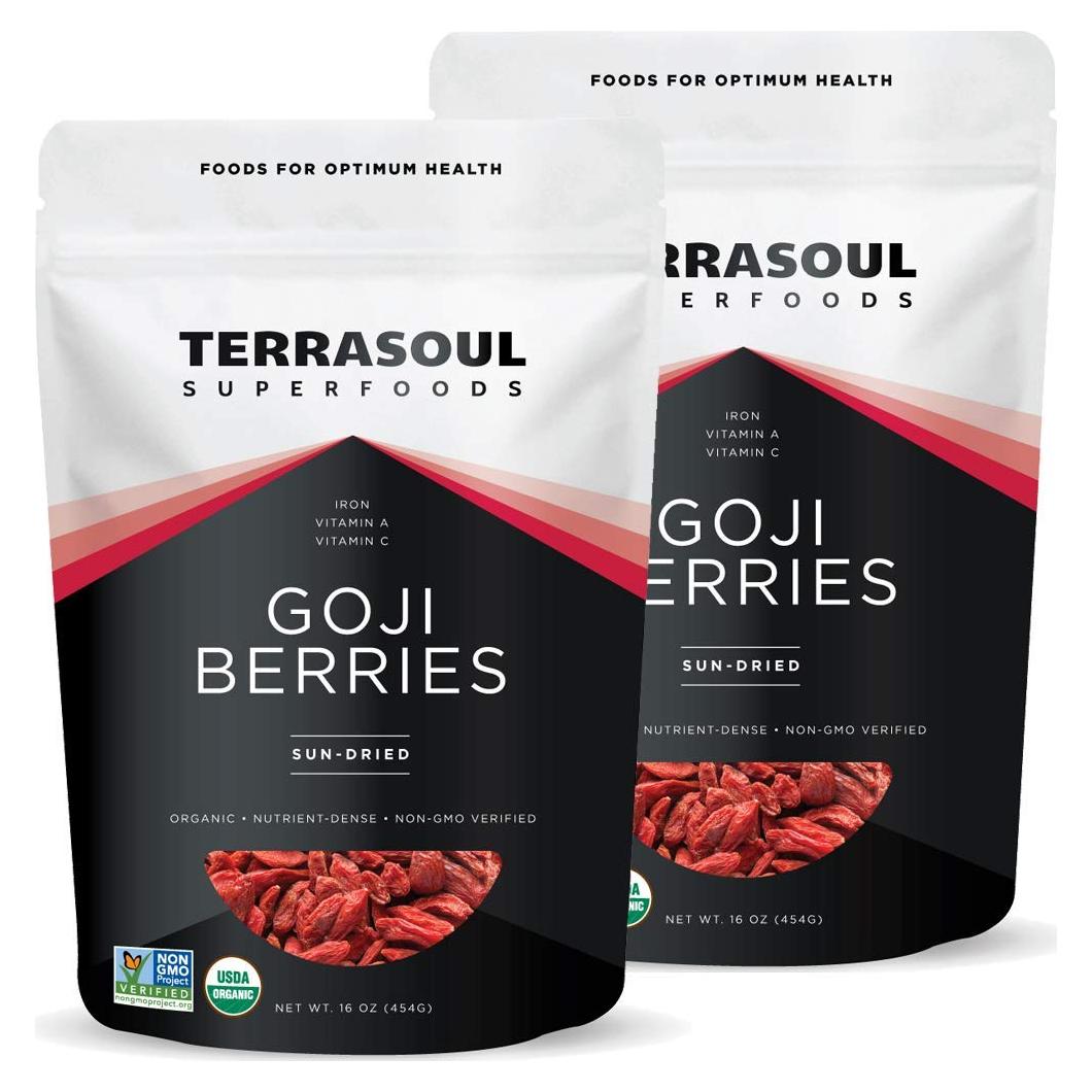 Berries de Goji Orgánicos Terrasoul Superfoods 907g
