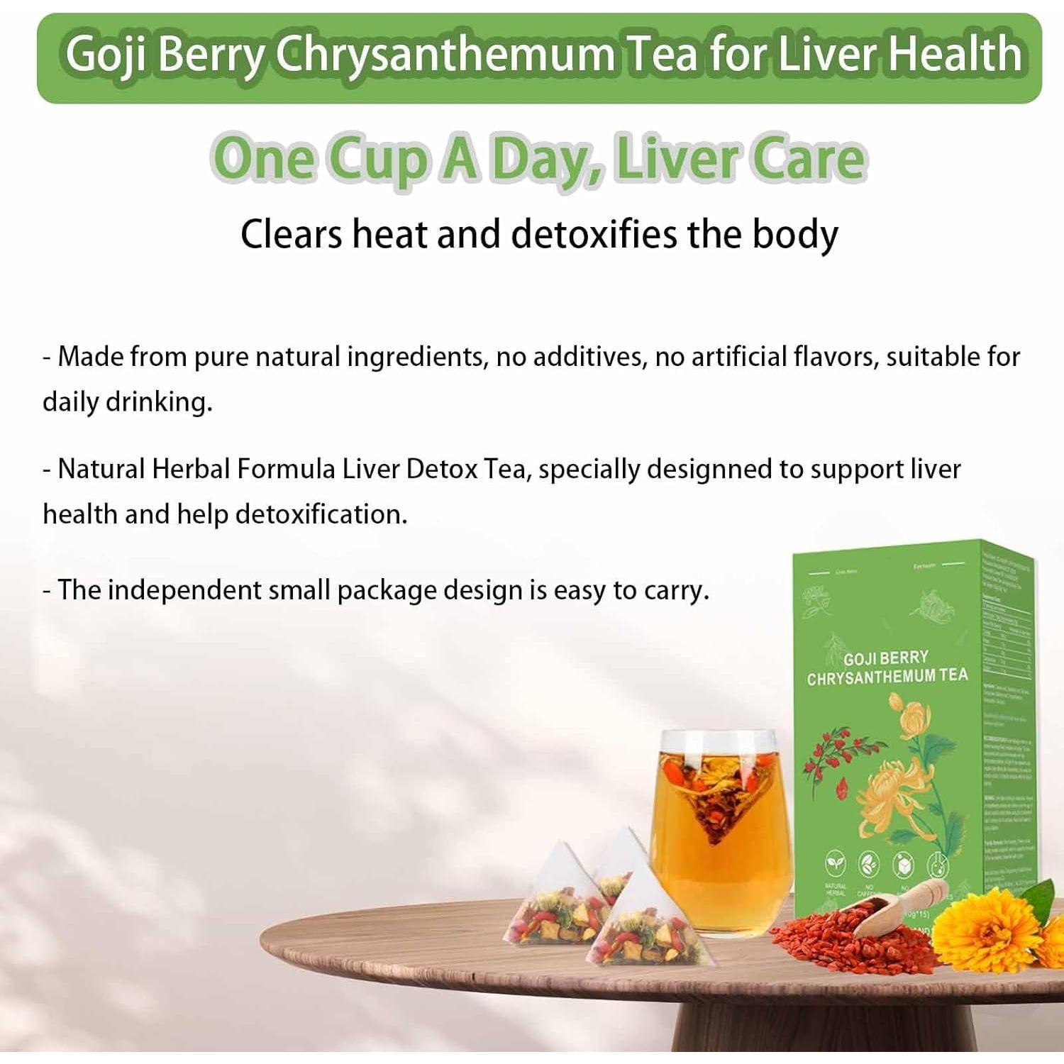 Té Herbal de Goji Berry y Crisantemo Raipult - 30 Bolsitas