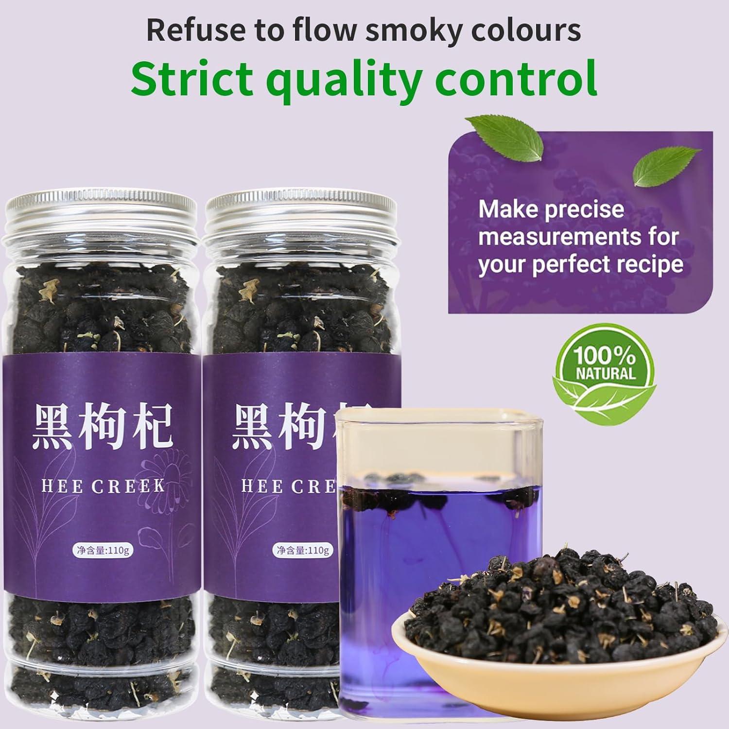 Té de Baya Goji Negra Hee Creek 220g Sin Cafeína y Gluten