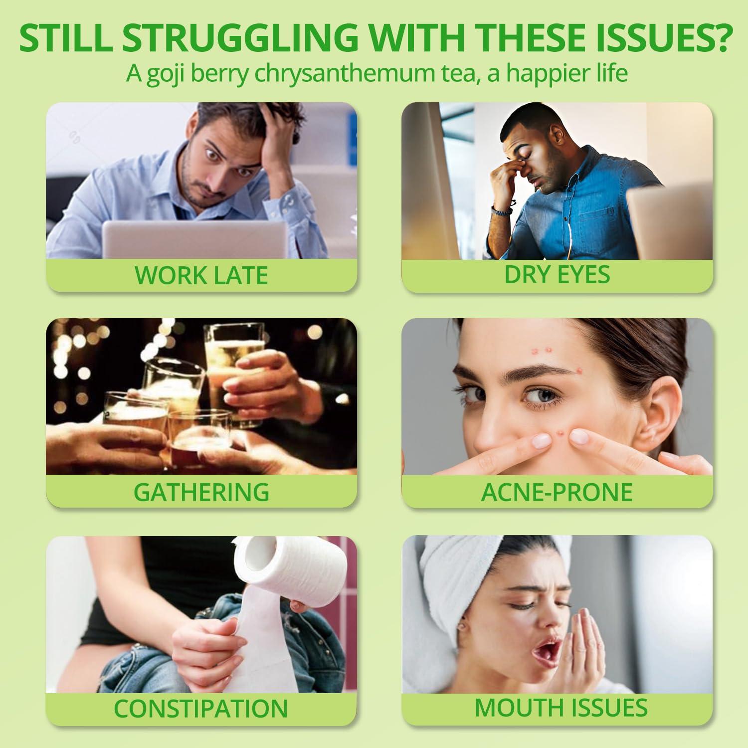 Té de Goji Berry y Crisantemo Patiosio - 15 Bolsitas 190g