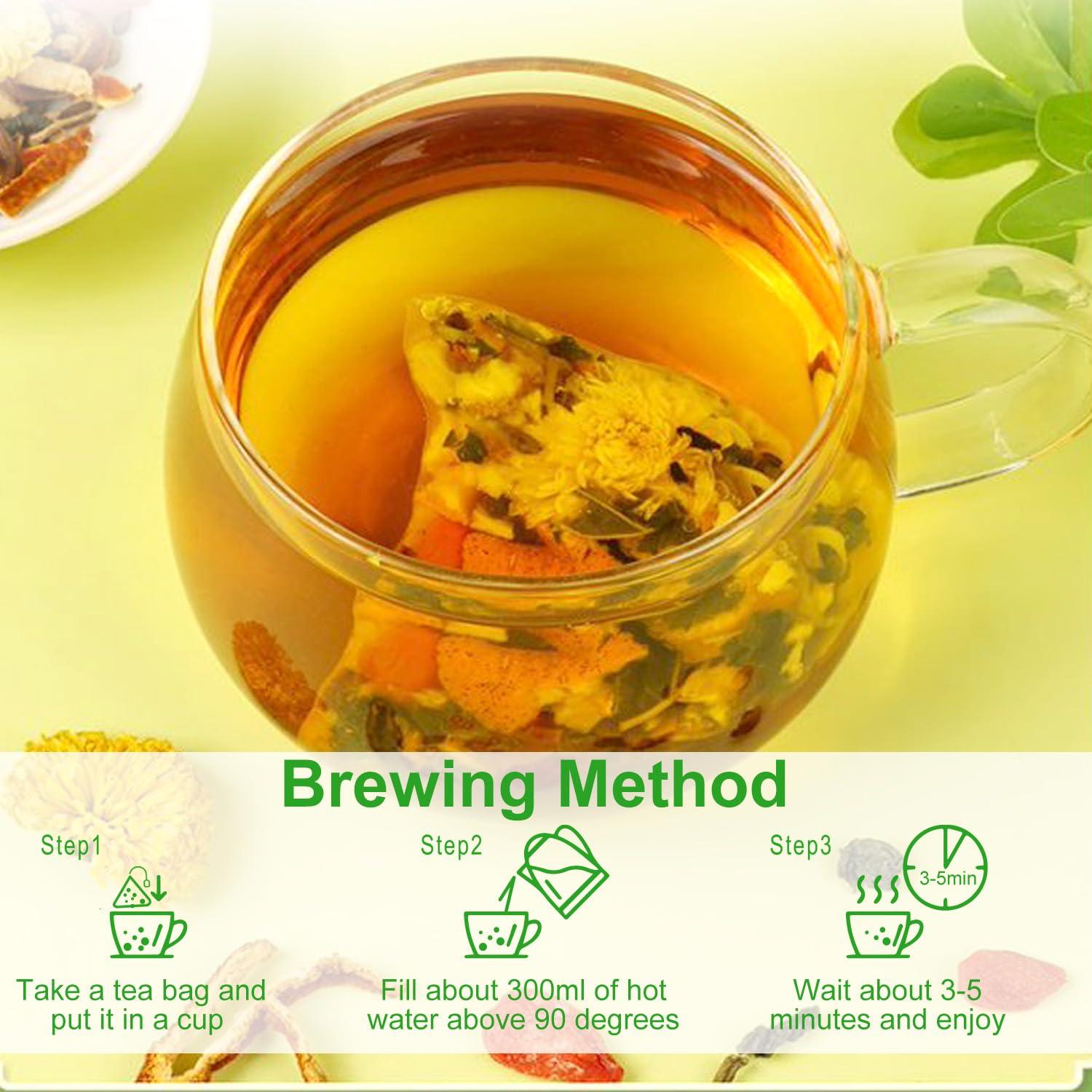 Té de Goji Berry y Crisantemo Patiosio - 15 Bolsitas 190g