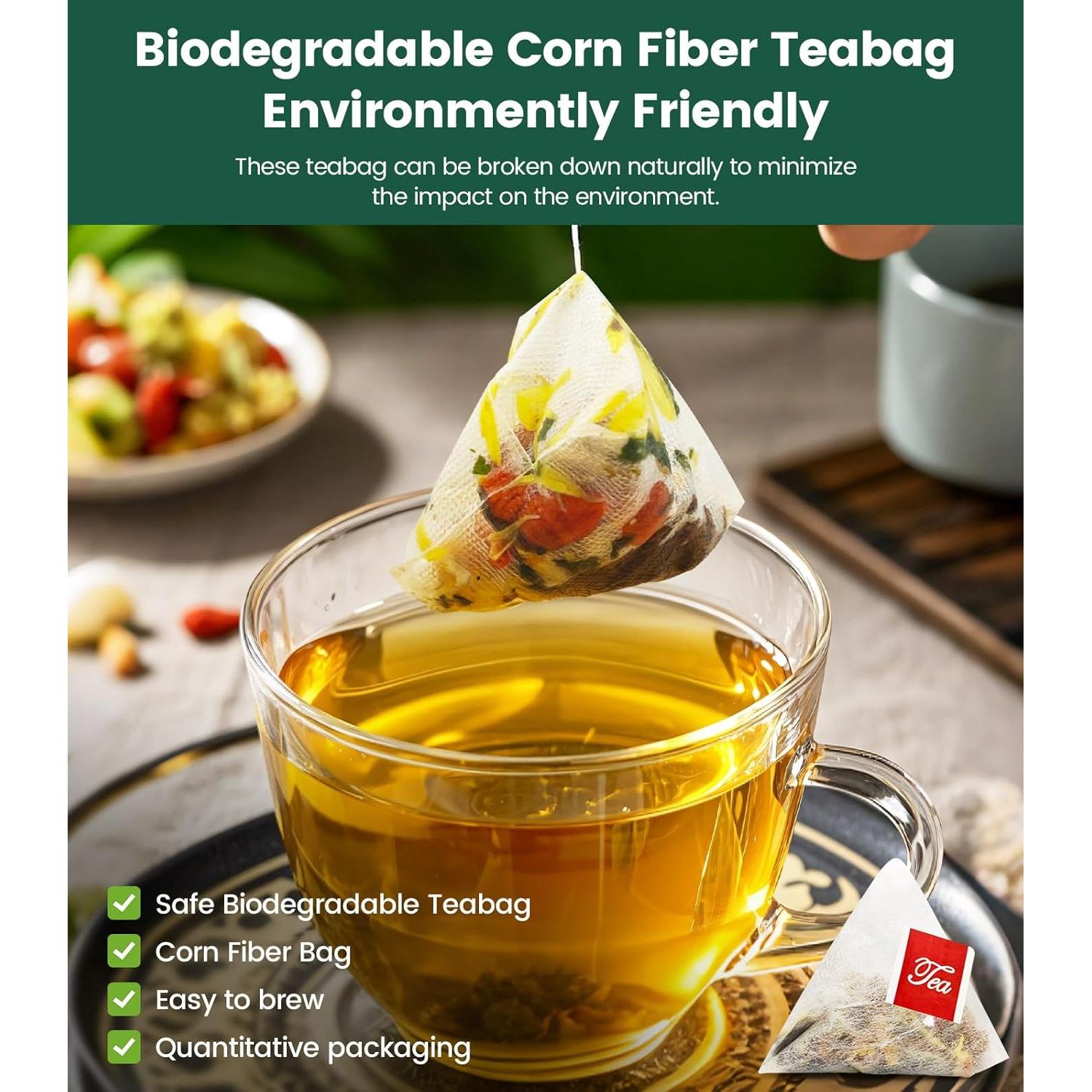 Té Herbal de Baya de Goji y Crisantemo 30 Bolsas 240g