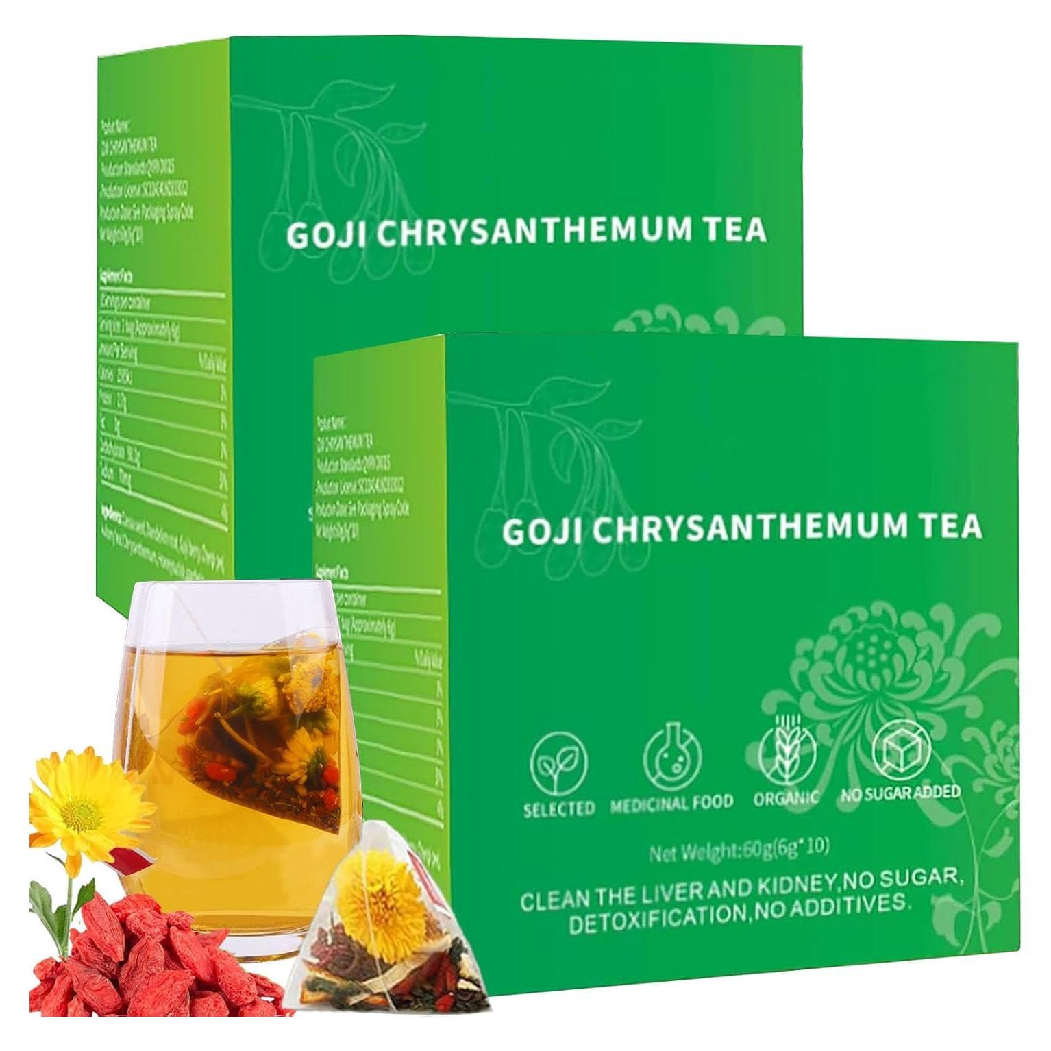 Té Herbal de Goji Berry y Crisantemo Wuliao - 60g