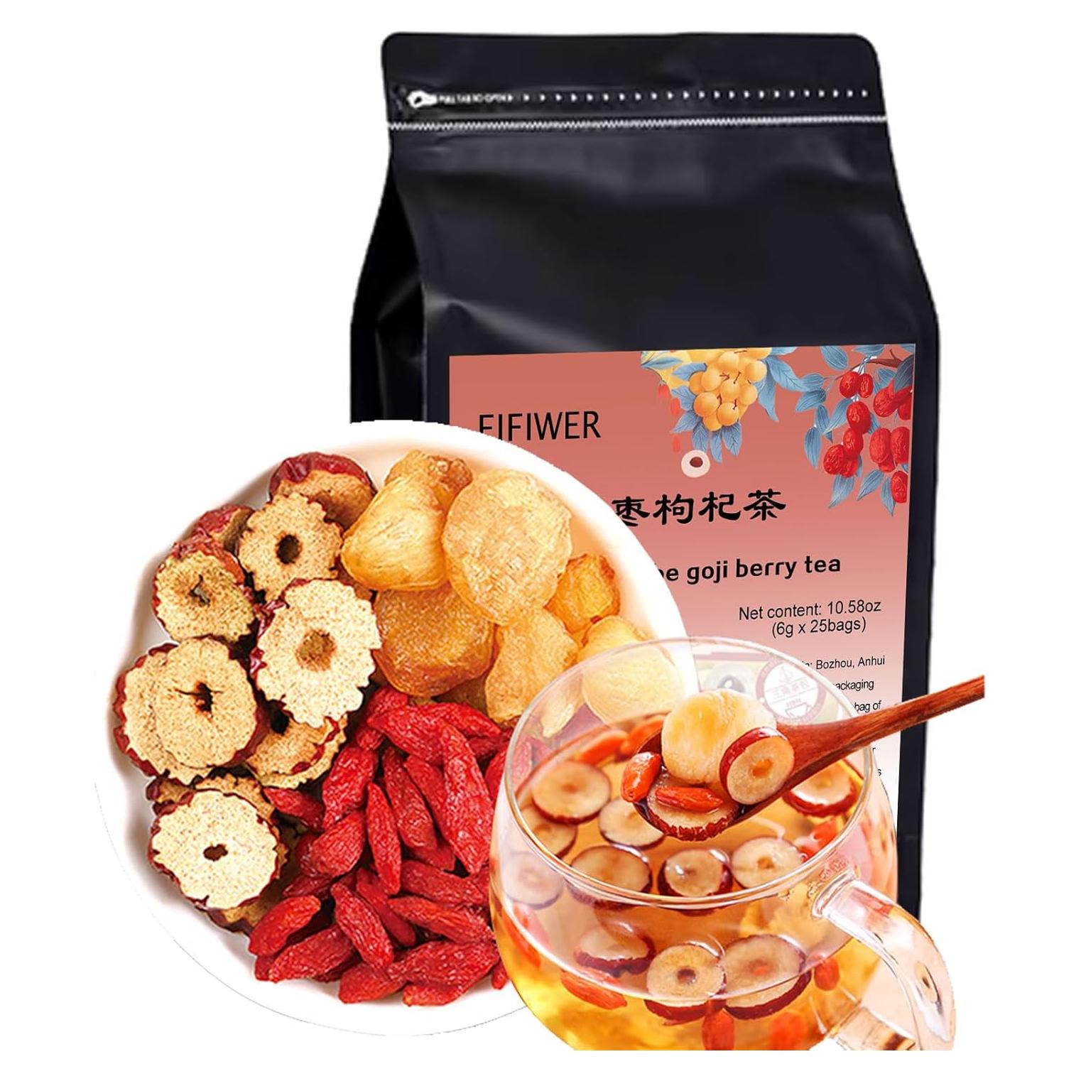Té de Fruta Longan Jujube Goji 300g - Chuxiong Lanrun