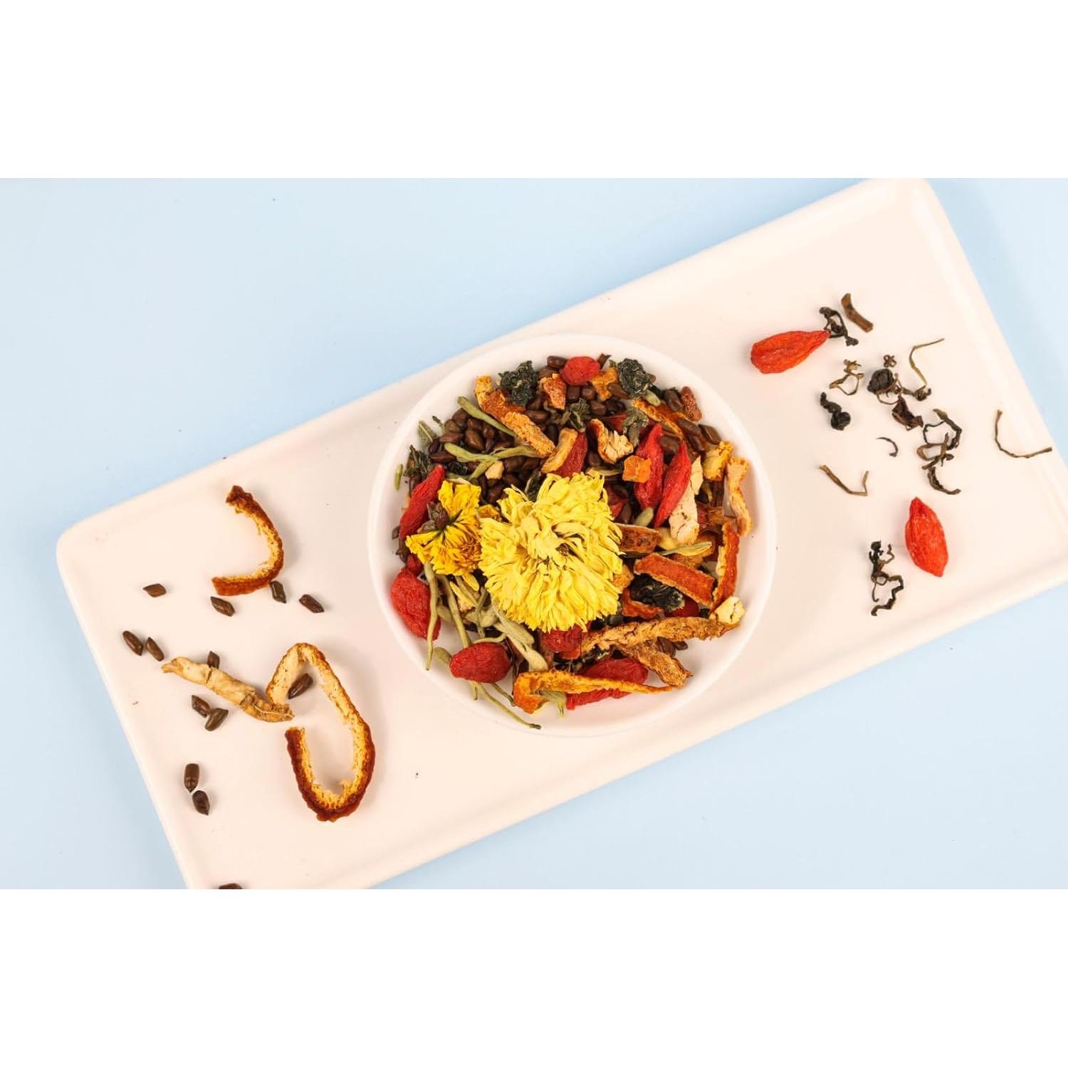 Té Herbal Sin Cafeína Goji Berry y Crisantemo 15 Bolsitas