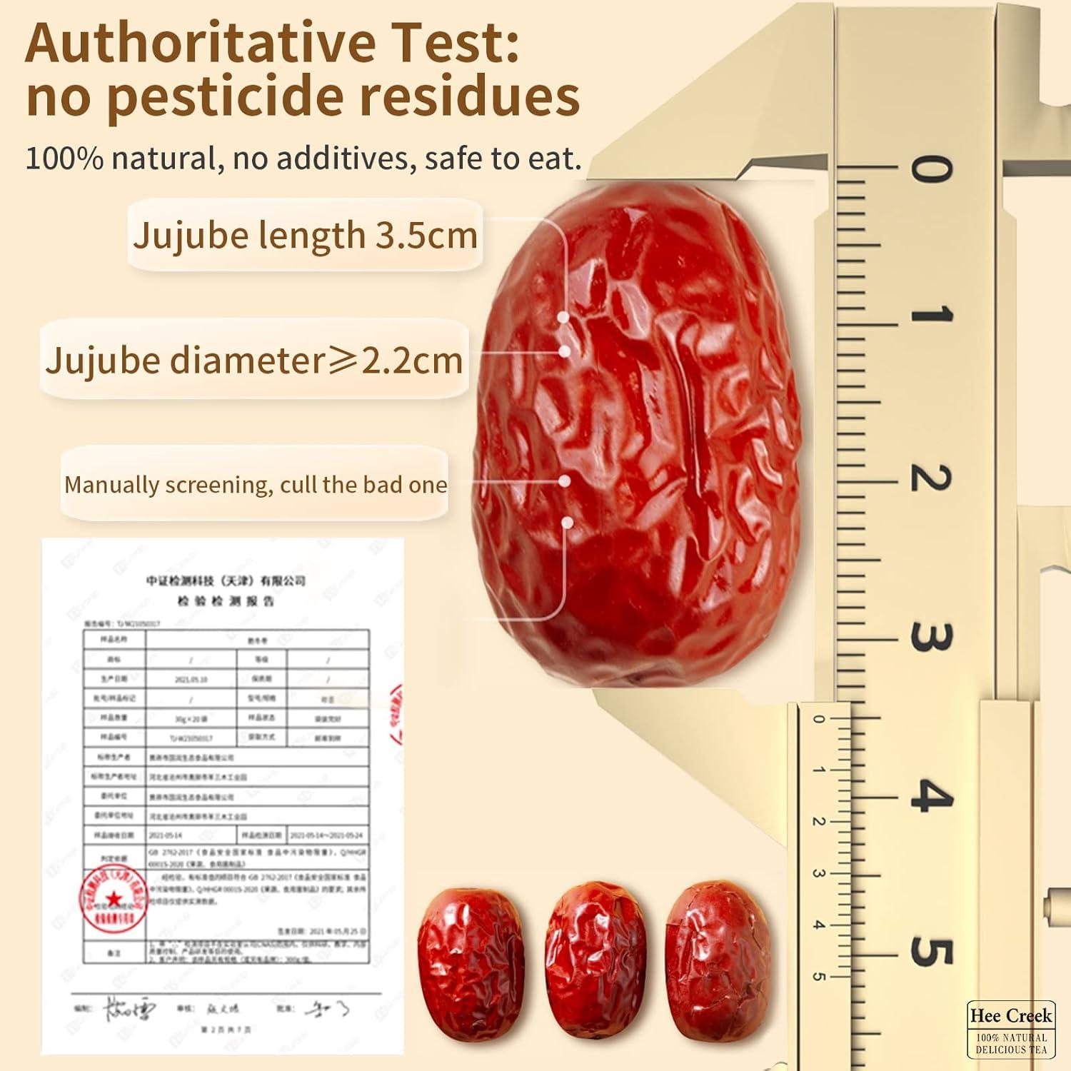 Dátiles Jujube Chino Hee Creek 500g - Fruta seca saludable