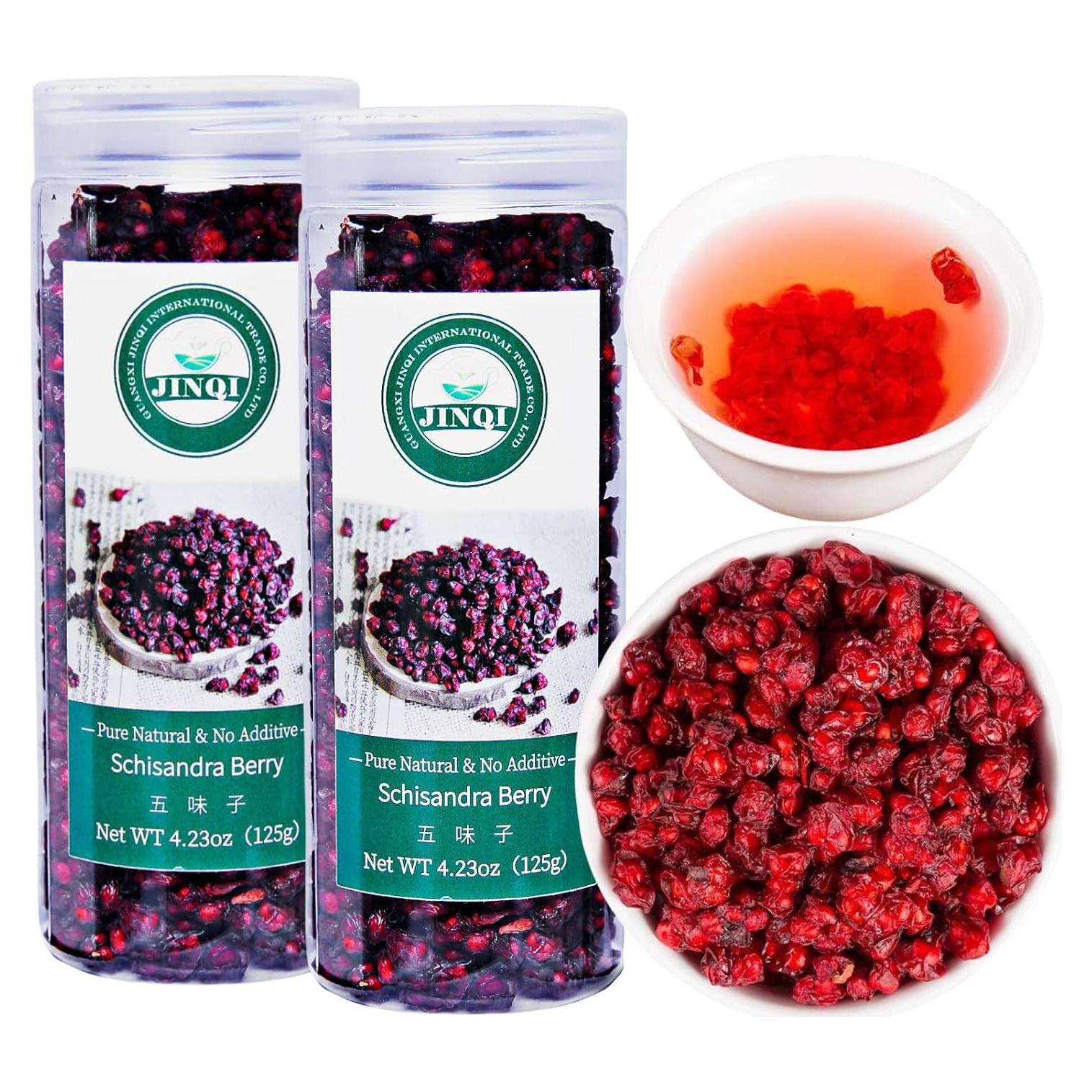 Té de Hierbas Chinas JINQI Schisandra Berry 250g - 2 Botellas