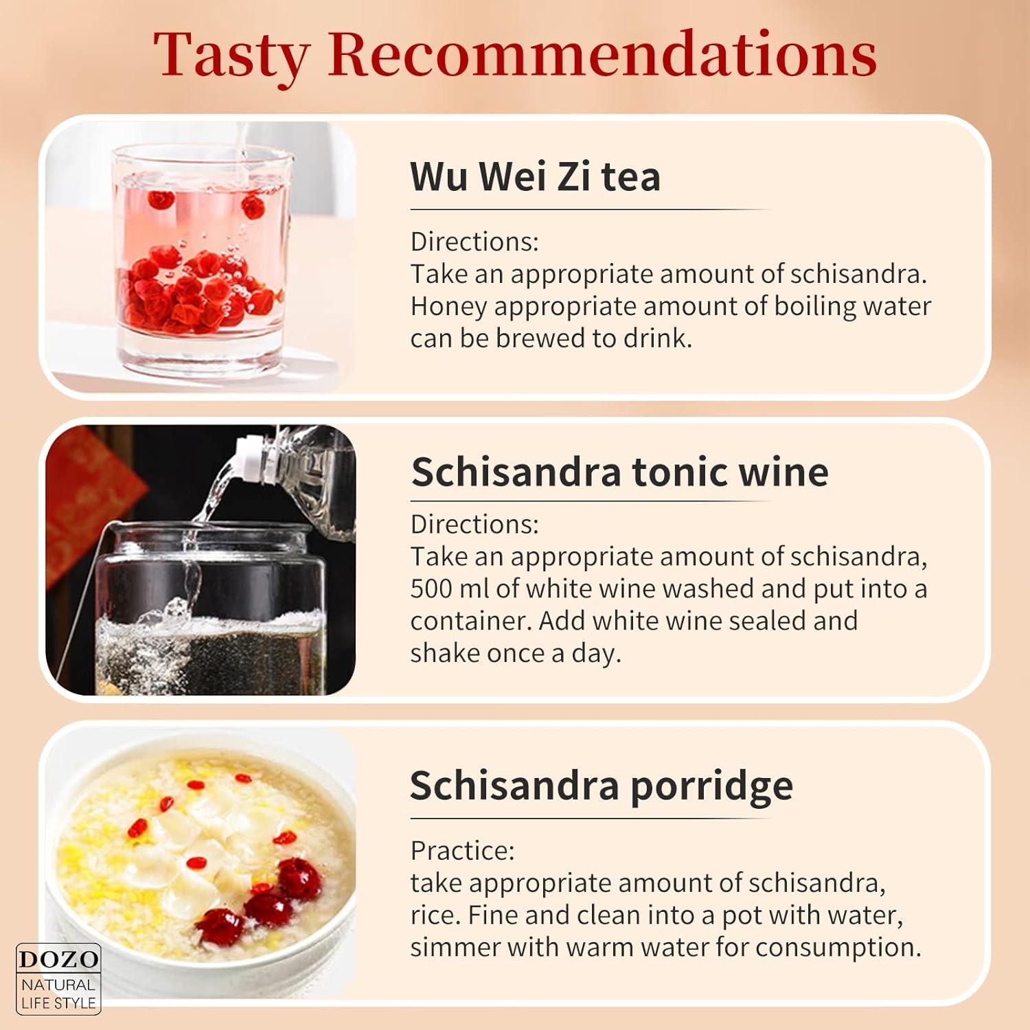 Té de Schisandra DOZO 220g - Baya de Wu Wei Zi Natural