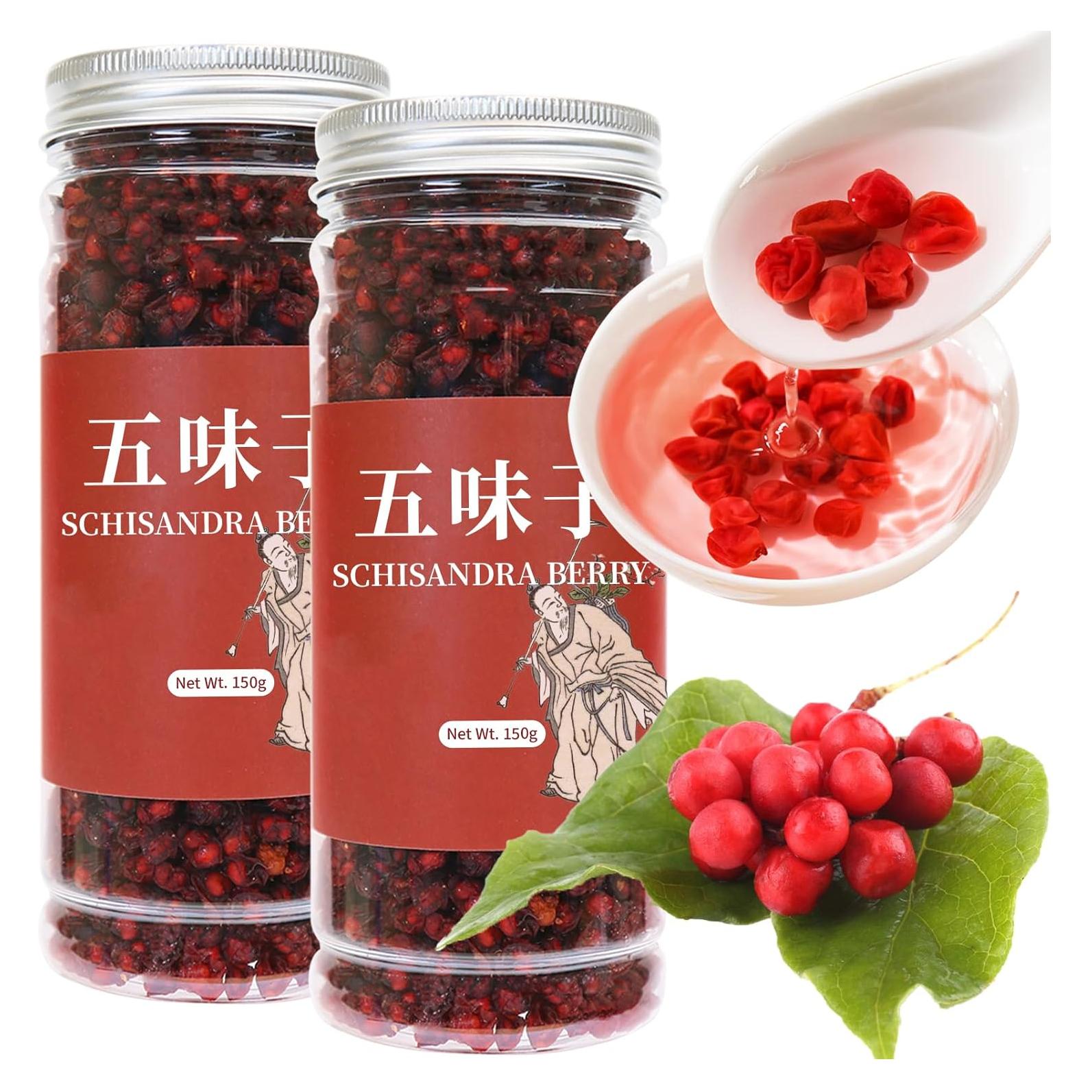 Té de Baya de Schisandra Natural Wanhua Hall 300g Sin Cafeína