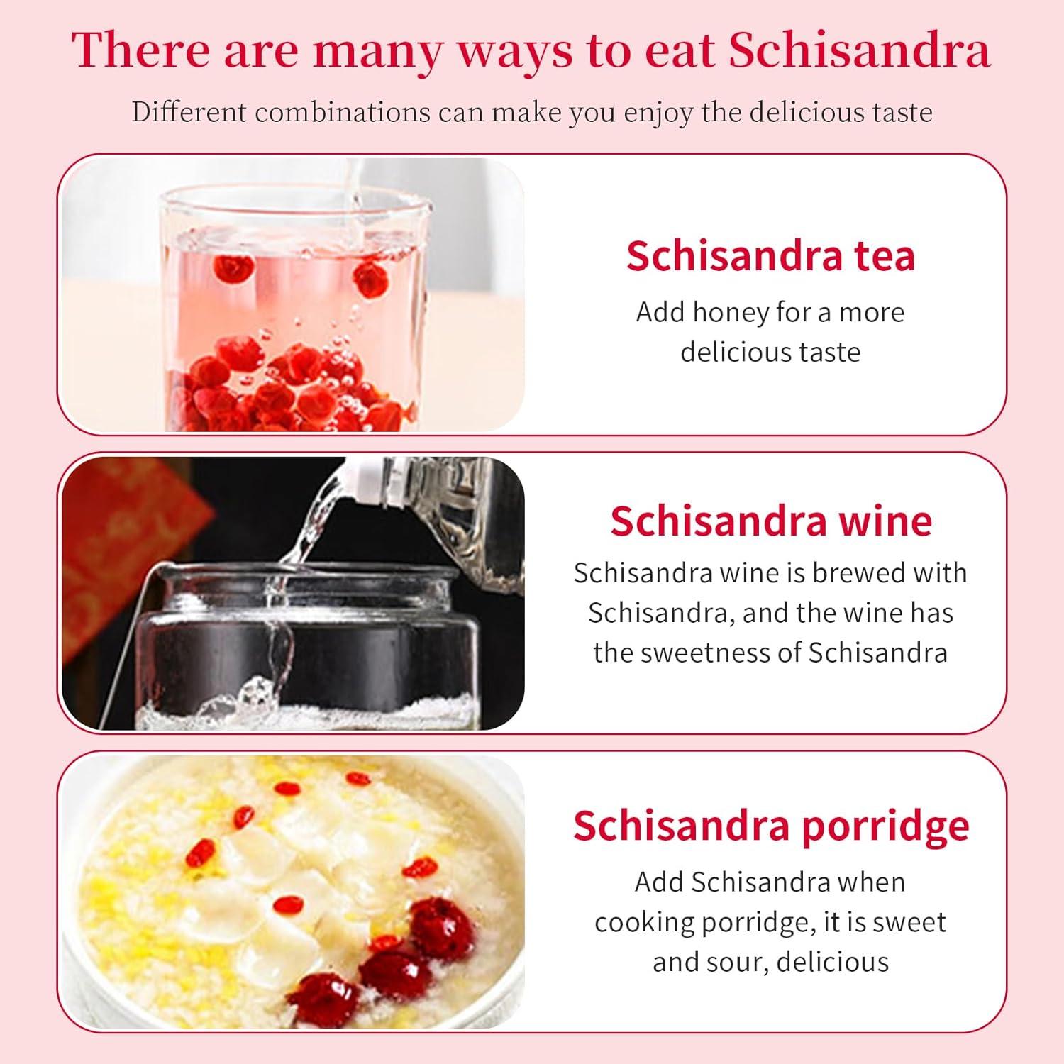 Té de Baya de Schisandra Natural Wanhua Hall 300g Sin Cafeína