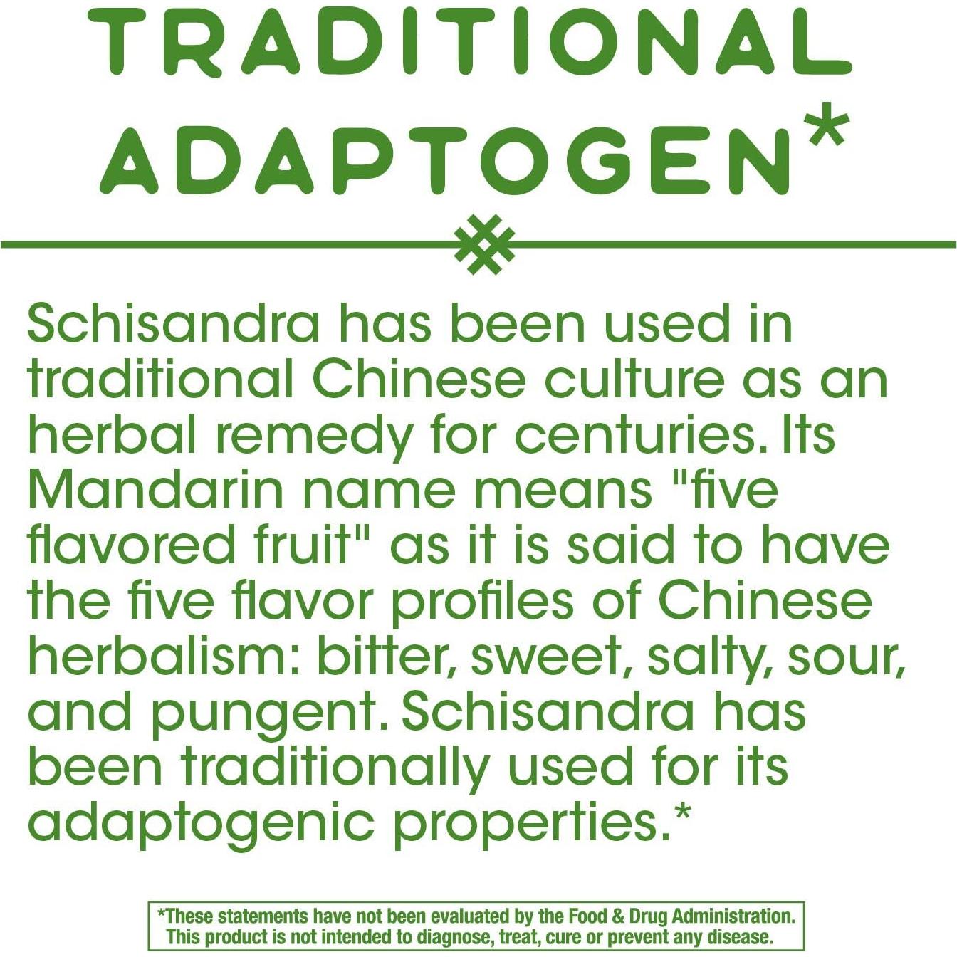 Cápsulas de Schizandra Nature's Way 100 Unidades (Paquete de 2)