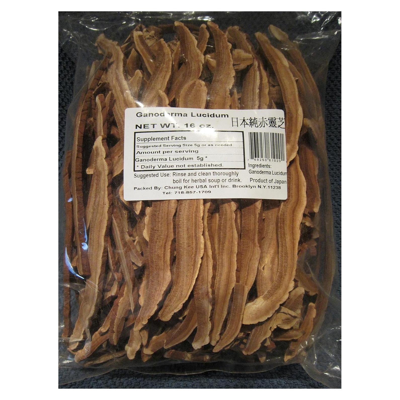 Hongo Reishi Nature Tea 0.45 kg - Ganoderma lucidum en rodajas