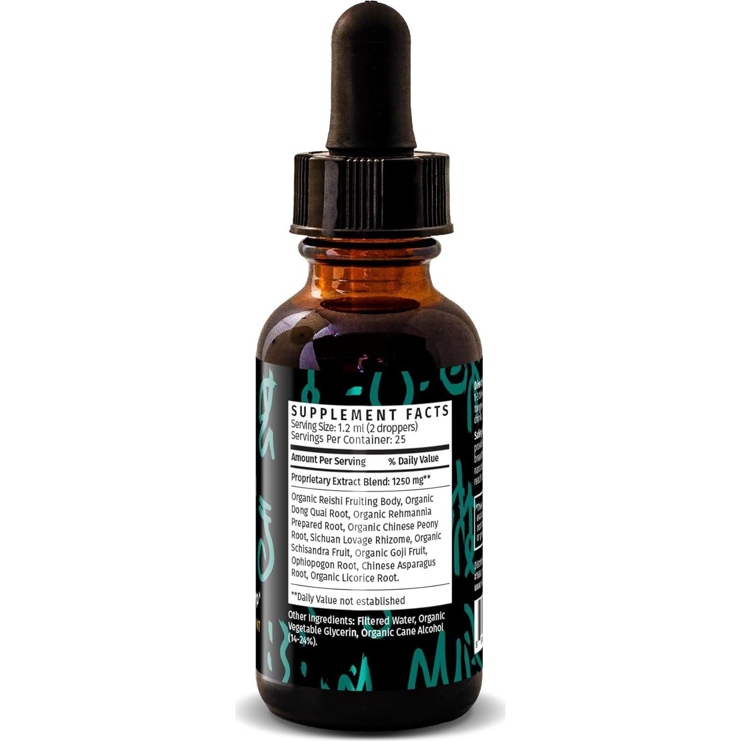 Tintura Herbal de Hongo Reishi Redmint 29.57 ml - Suplemento Natural