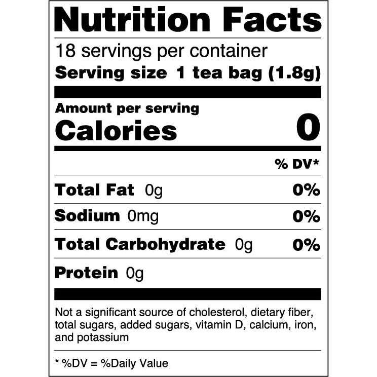 Té Herbal Orgánico Buddha Teas Champiñón Reishi 18 Bolsitas