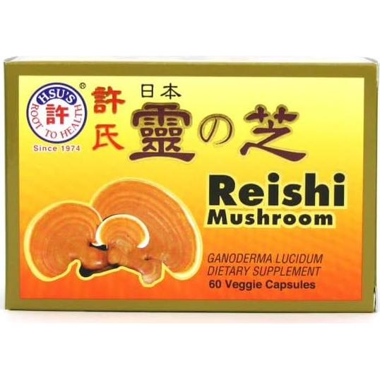Cápsulas de Hongo Reishi Japonés Hsu 120ct - Cultivo Orgánico