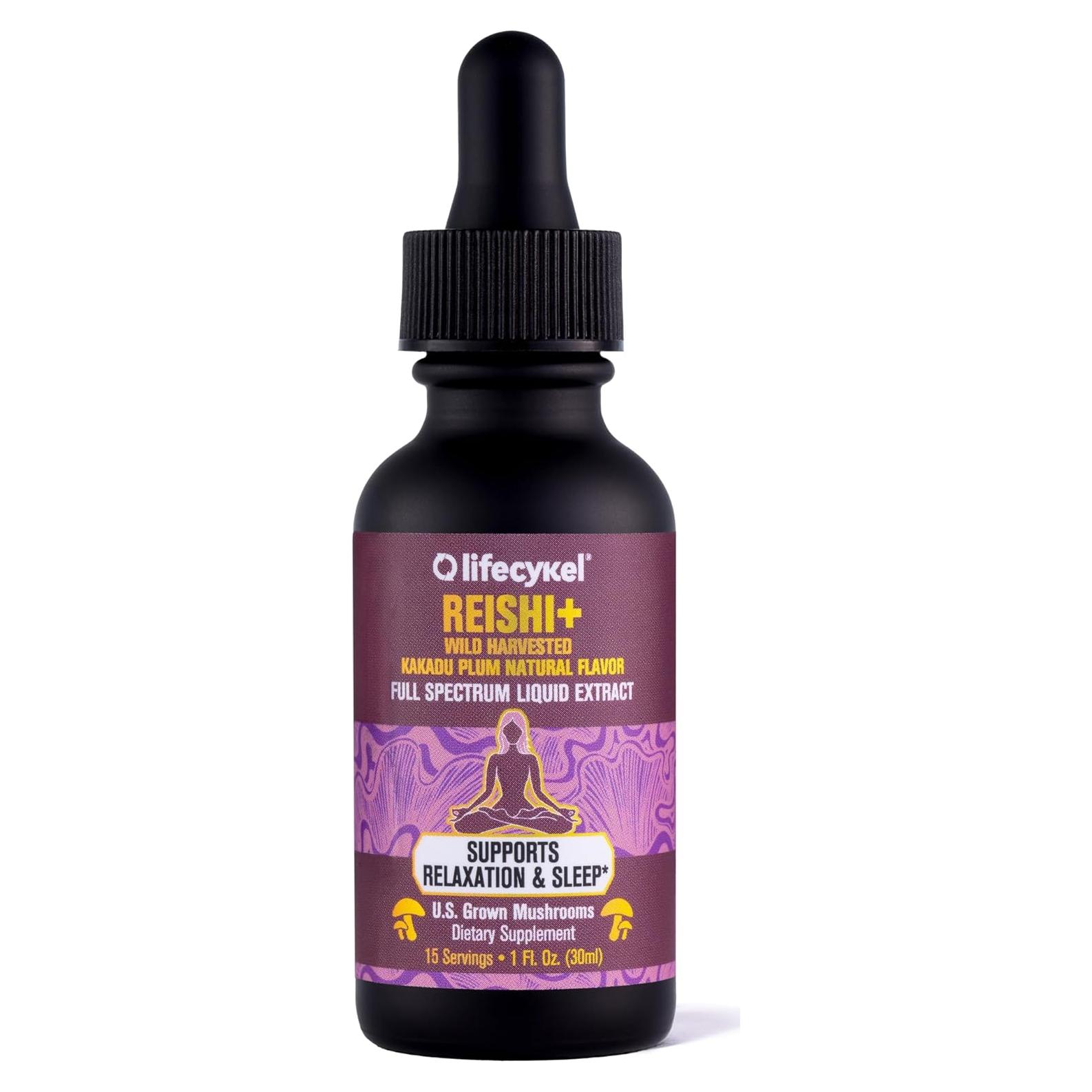 Extracto de Hongo Reishi Lifecykel 29.57 ml - Inmunidad y Sueño