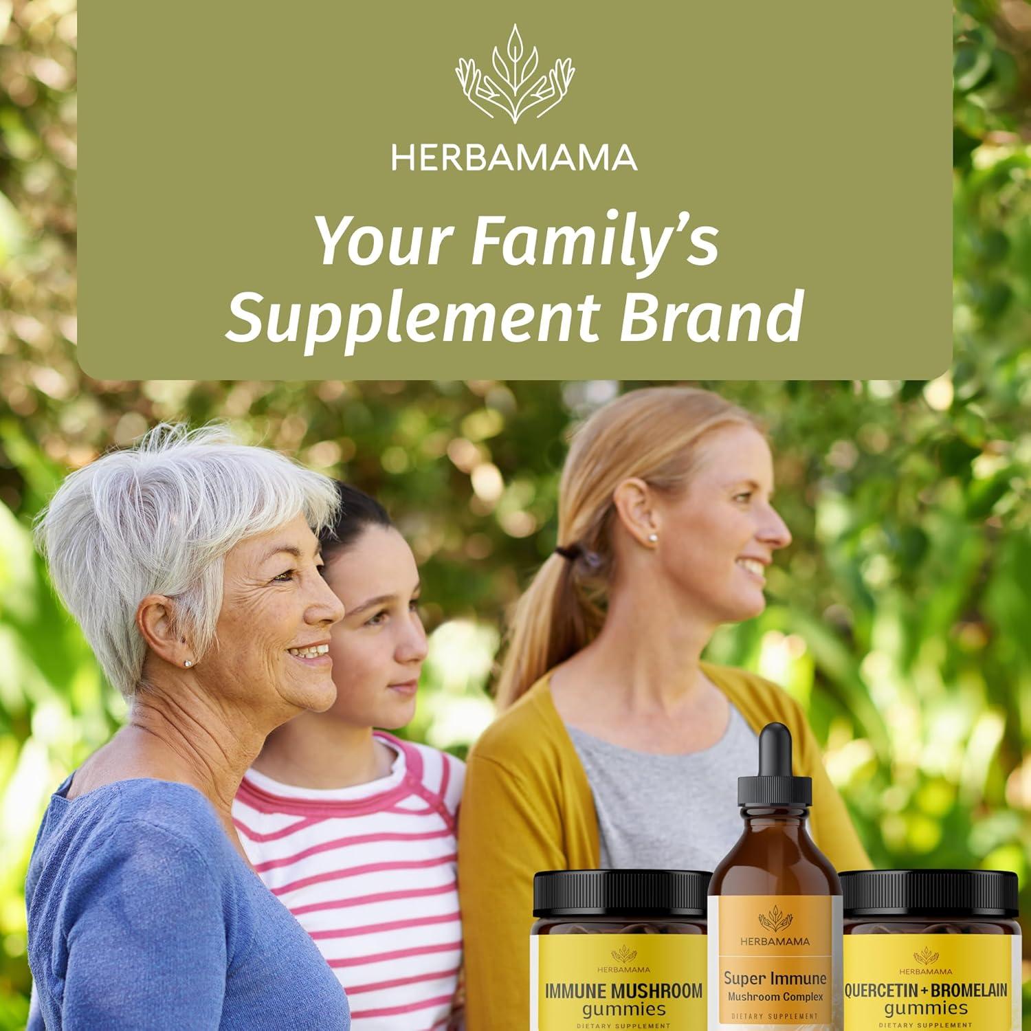 Suplemento Inmunológico de Hongos Herbamama - 8 Hongos Veganos