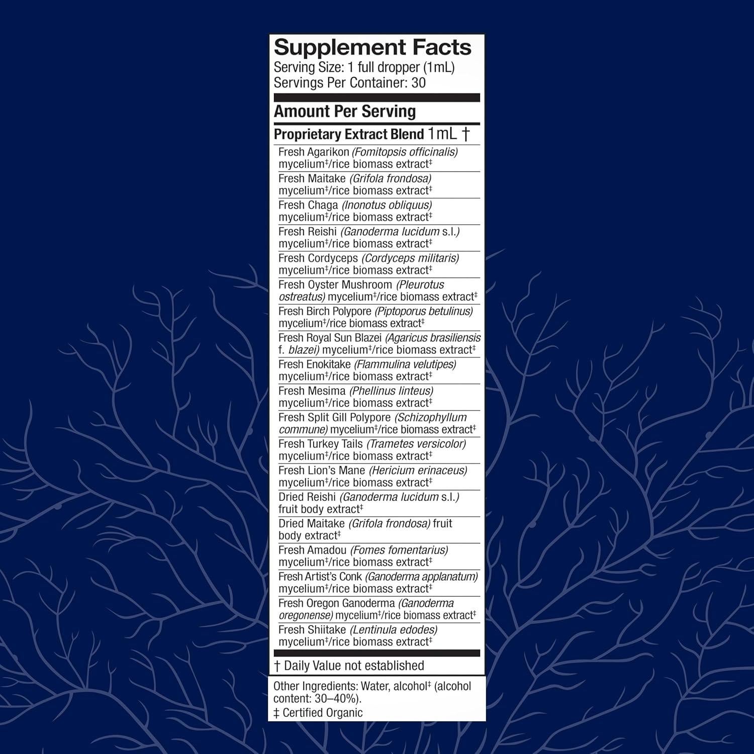 Extracto de Hongos Host Defense 30ml - Soporte Inmunológico