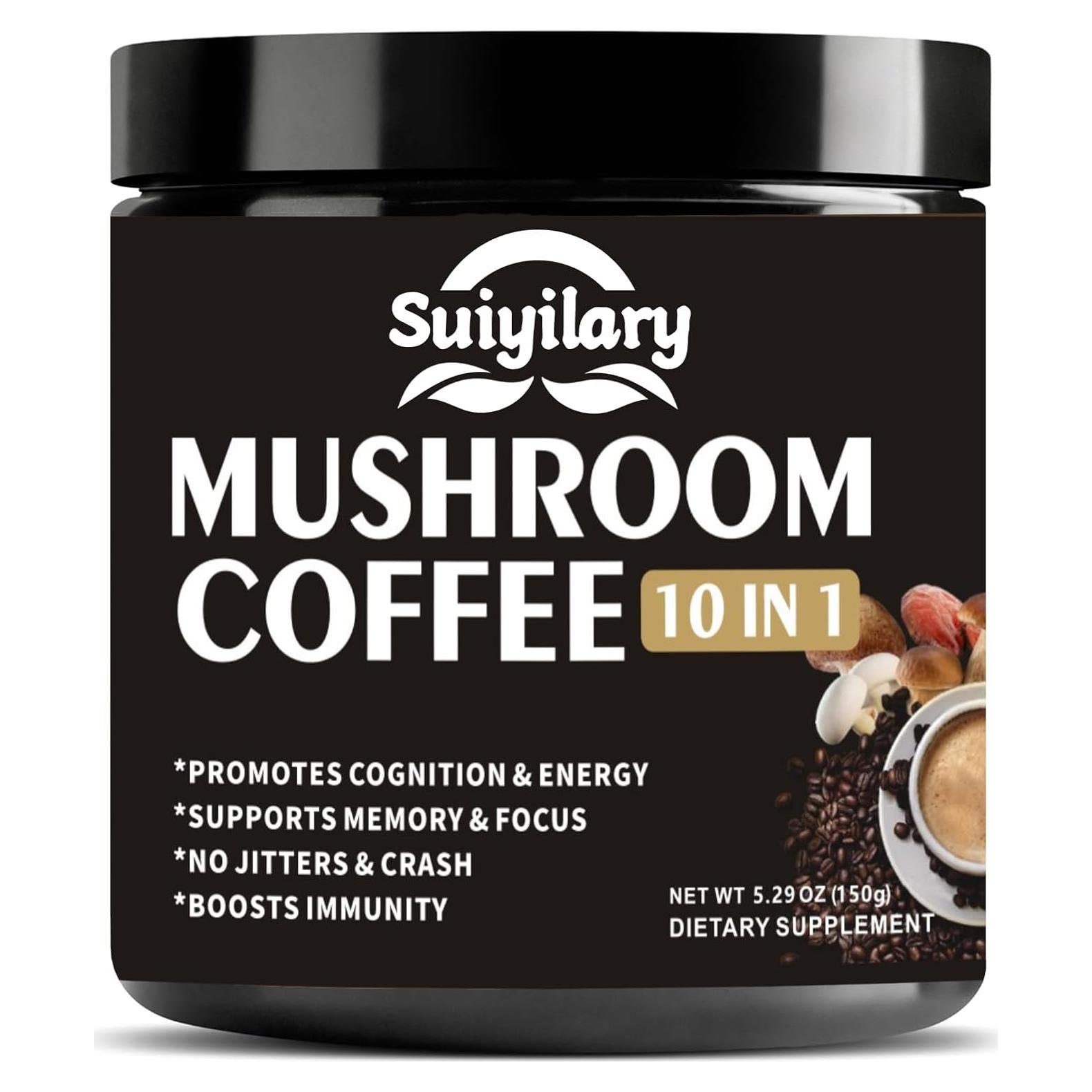 Café de Hongo Suiyilary 150g - 10 Hongos para Energía y Enfoque