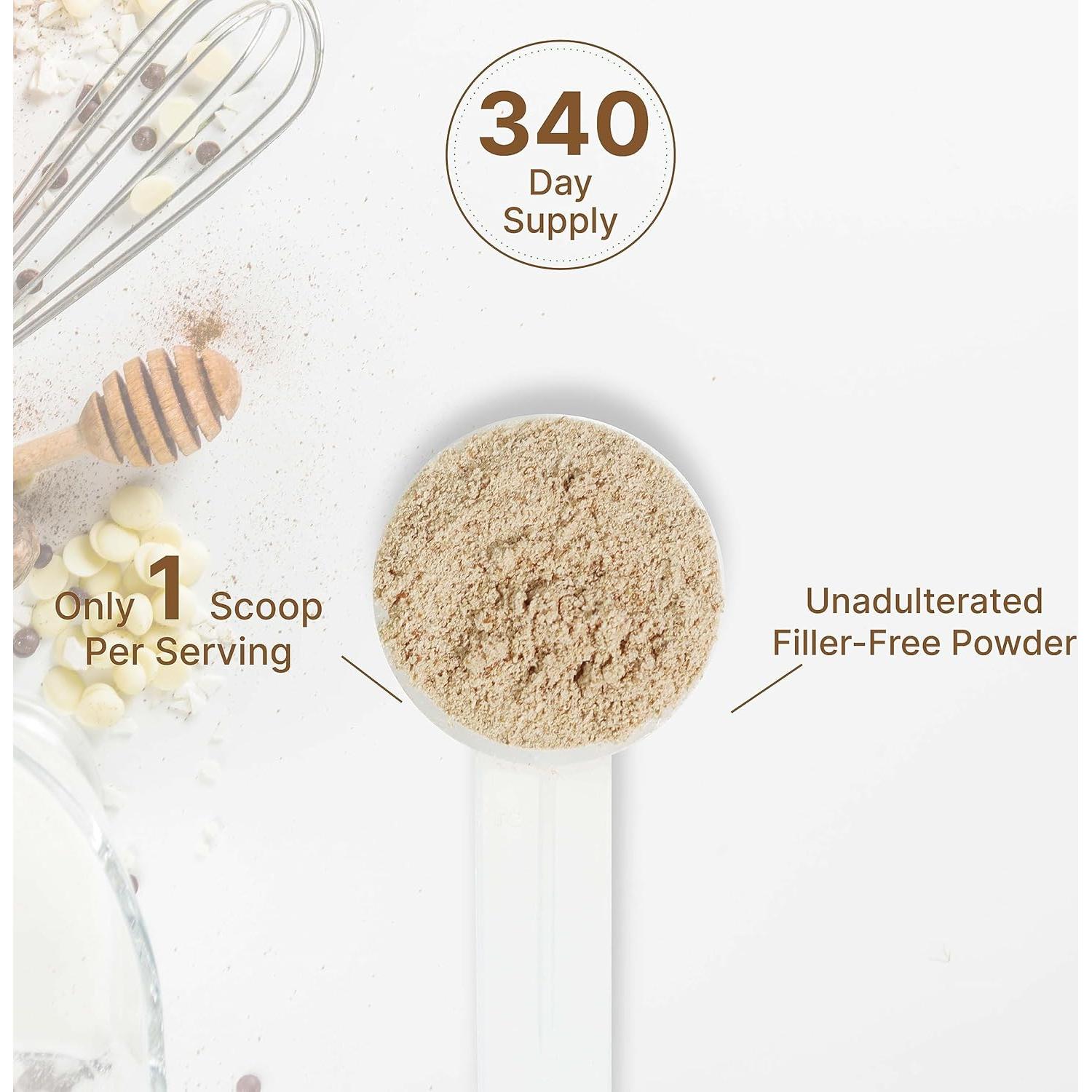 Suplemento Deal Polvo de Hongo Orgánico 340g 10 en 1 Energía Salud