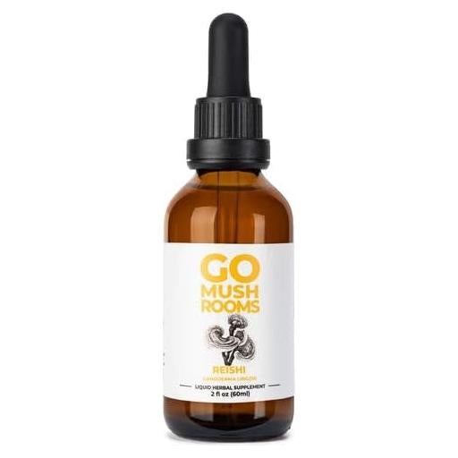 Tintura de Hongo Reishi GO Mushrooms 60 Porciones 60ml