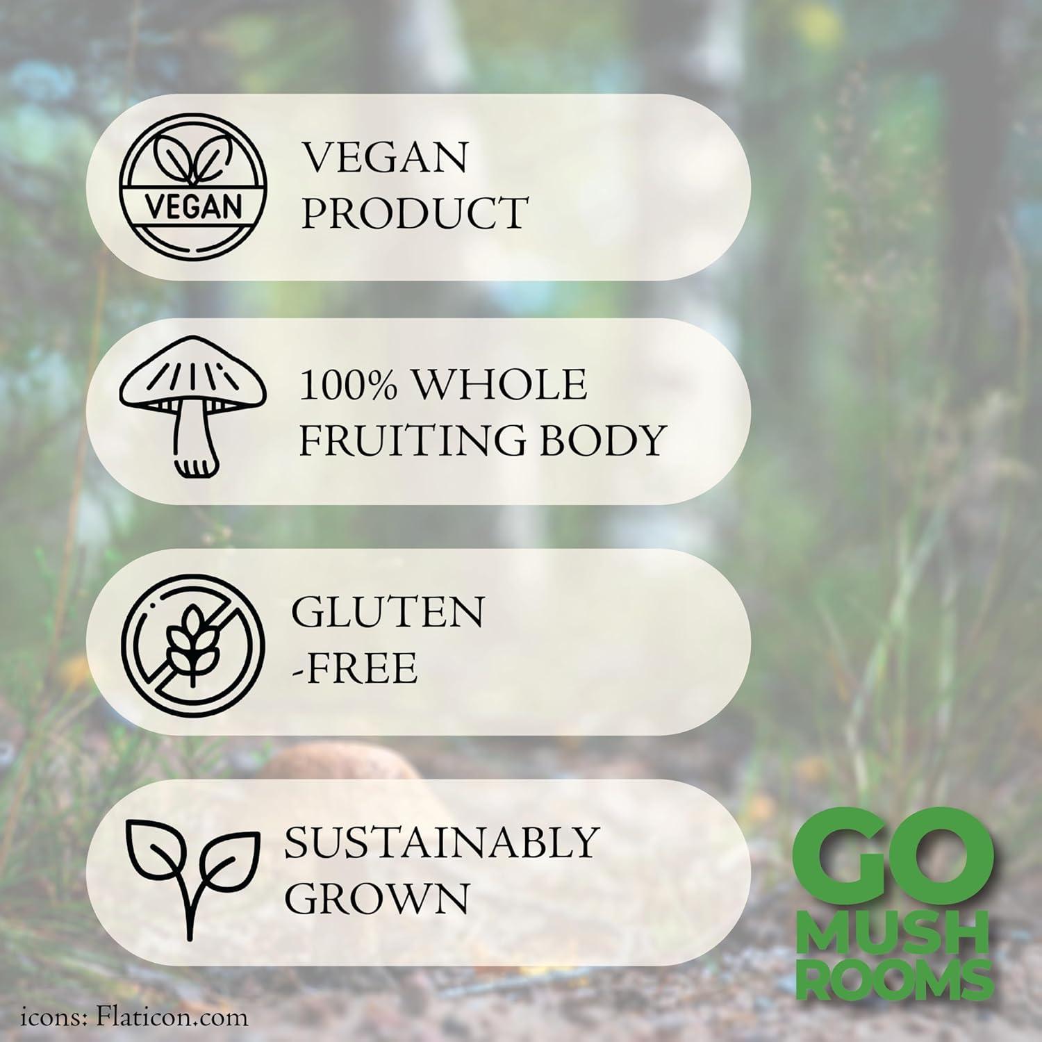 Tintura de Hongo Reishi GO Mushrooms 60 Porciones 60ml