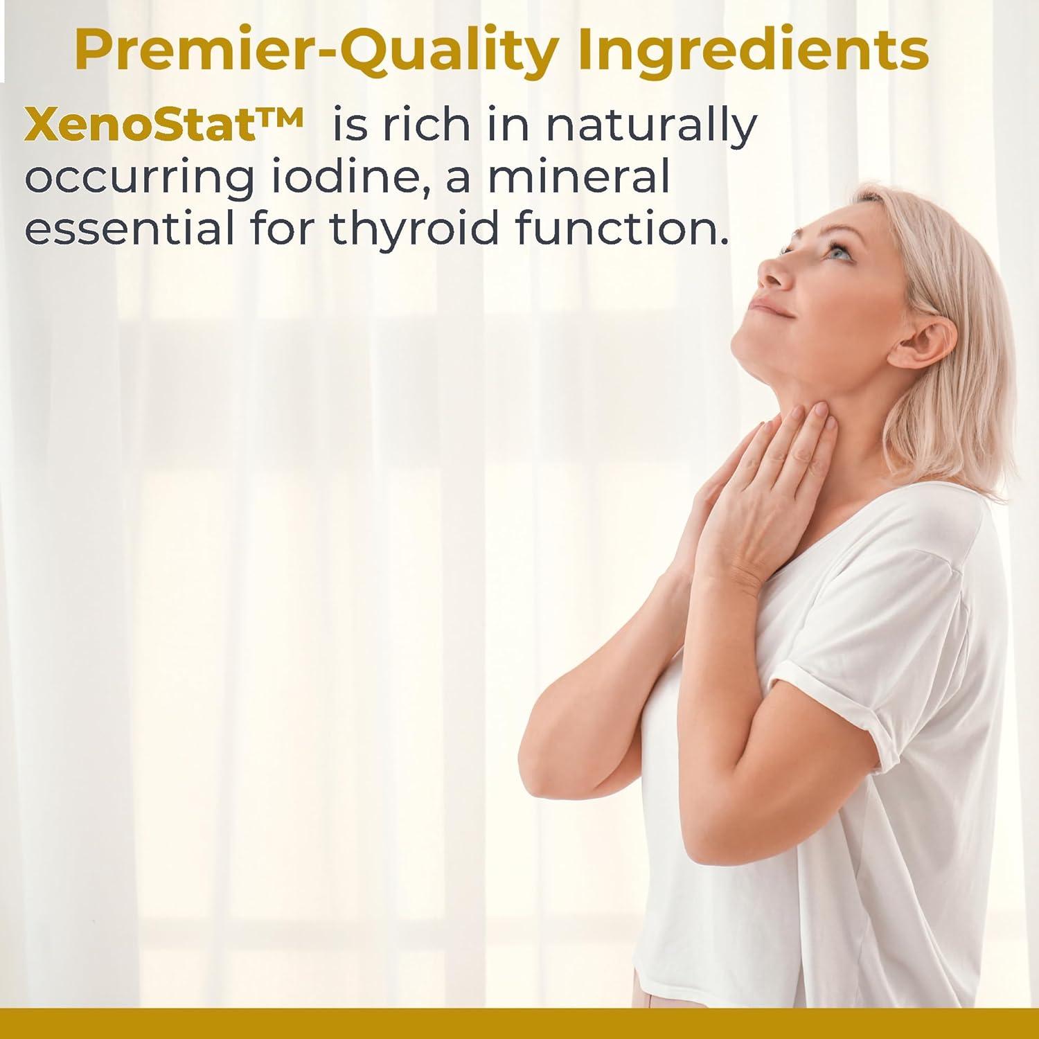Suplemento de Tiroides Premier Research Labs XenoStat - 90 Cápsulas Veganas
