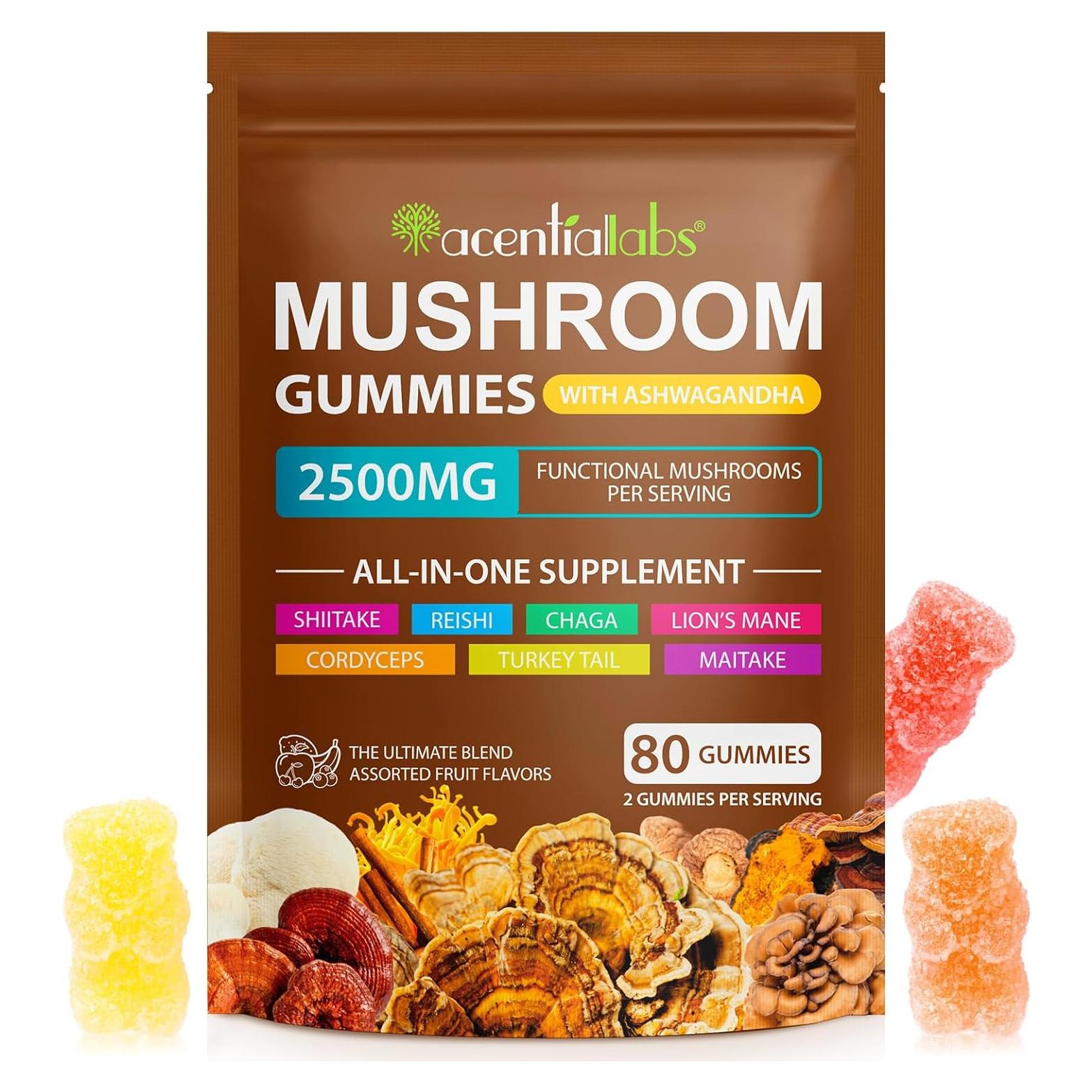 Gominolas de Hongo Melena de León Orgánico Newseel - 80 Unidades