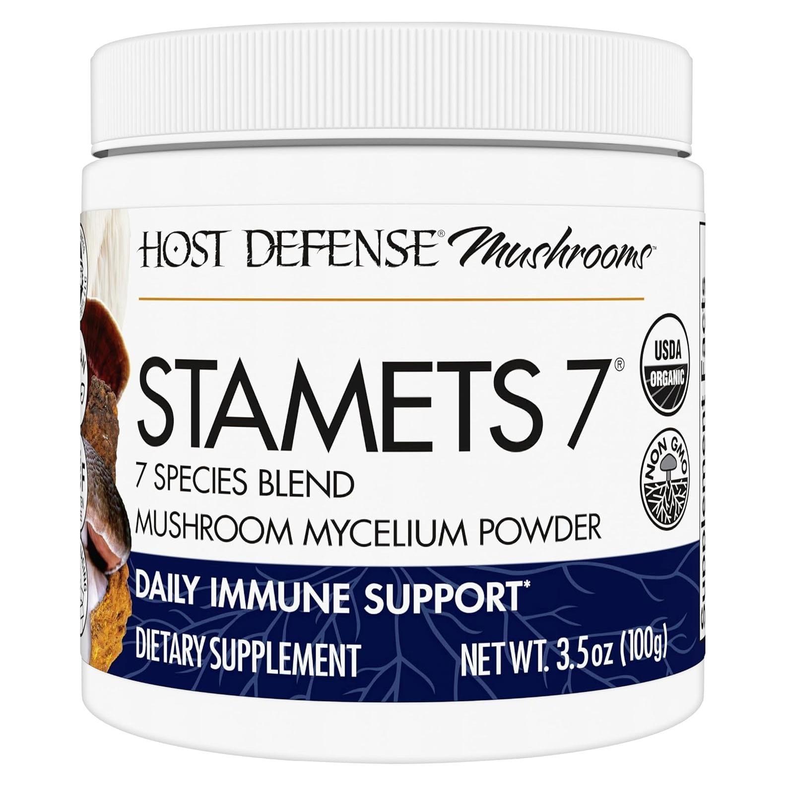 Suplemento de Hongo Host Defense Stamets 7 - 99.22 g