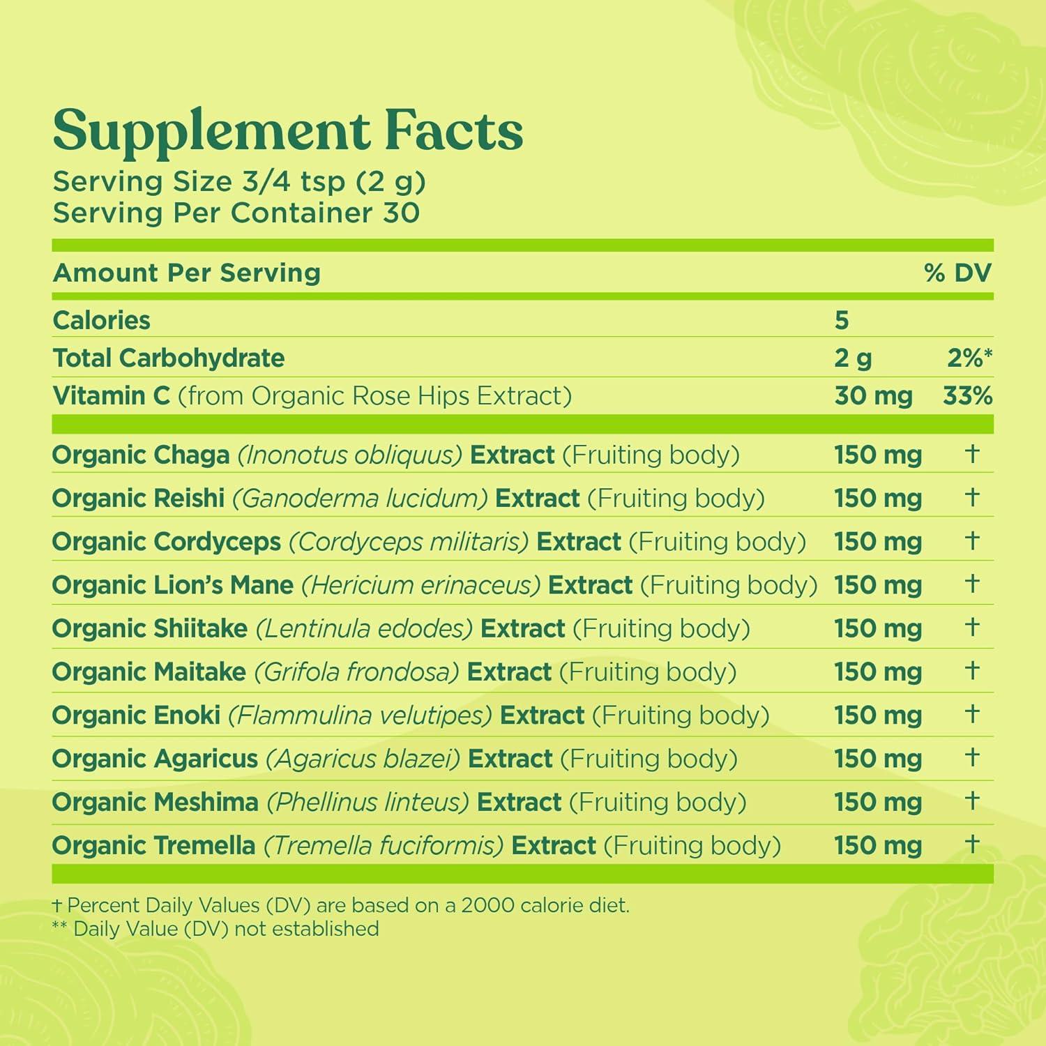 Mezcla de Hongos Defend Mix Four Sigmatic 30 Porciones 60g