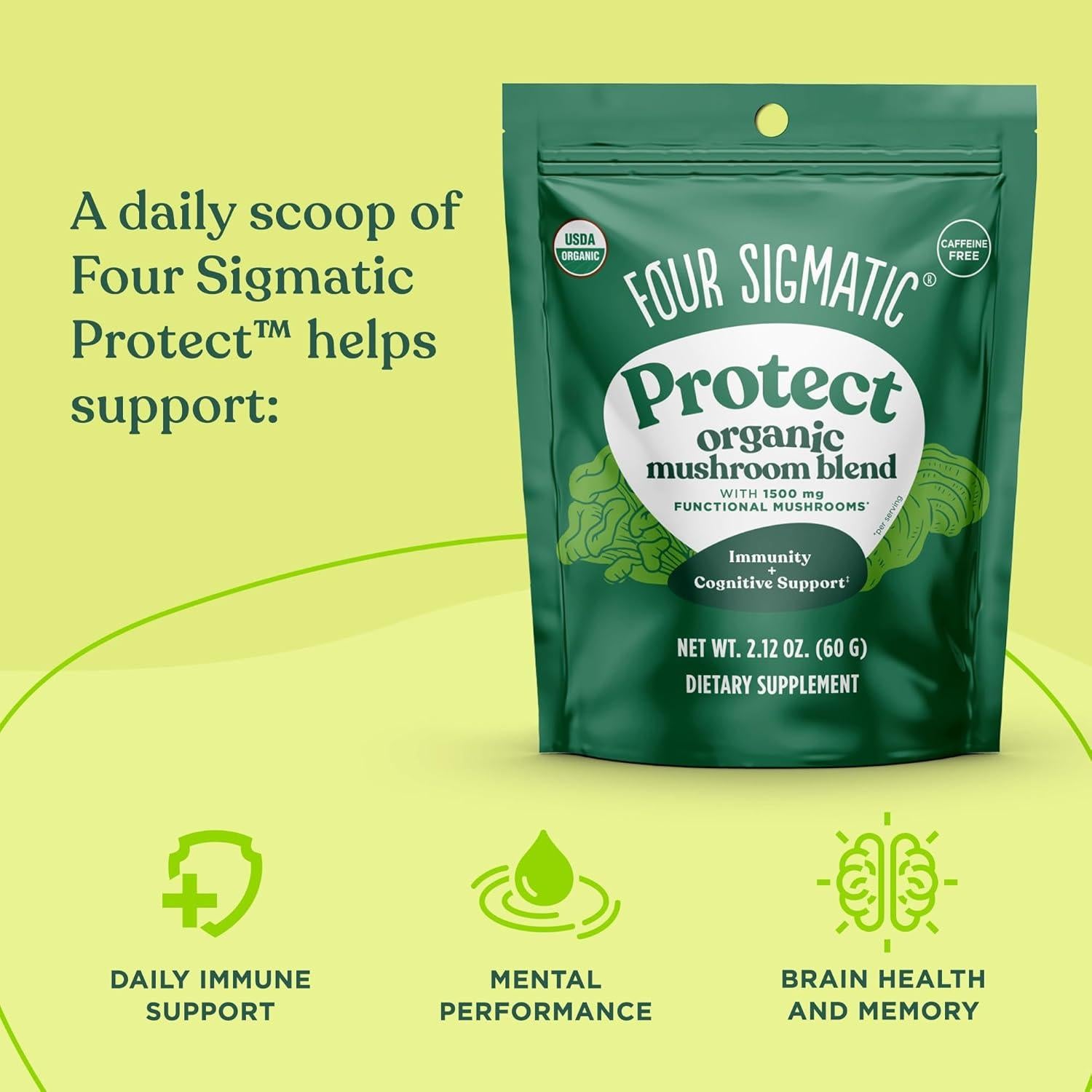 Mezcla de Hongos Defend Mix Four Sigmatic 30 Porciones 60g