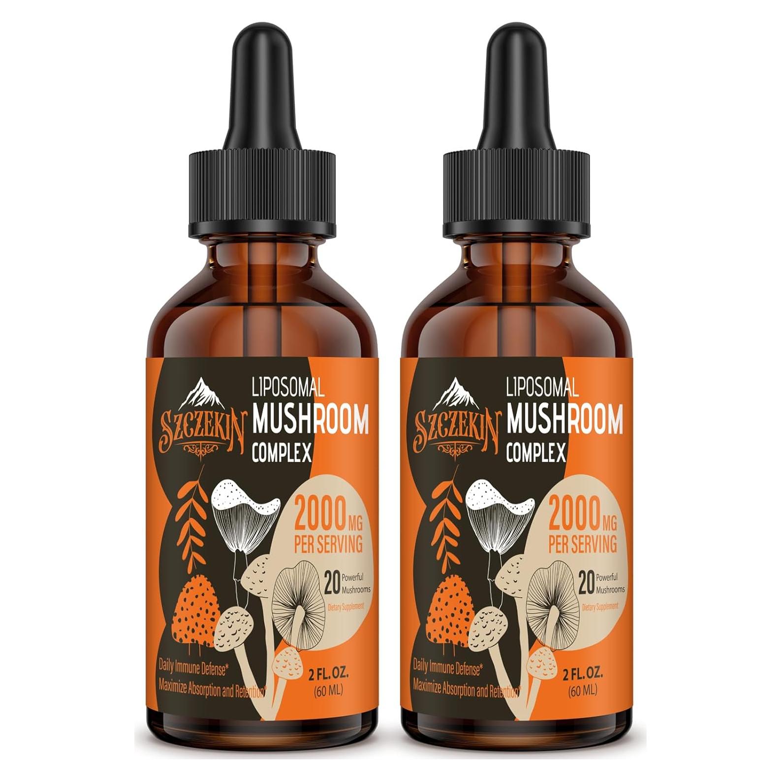 Gotas Liposomales de Champiñones SZCZEKIN 2000 mg - 60 ml