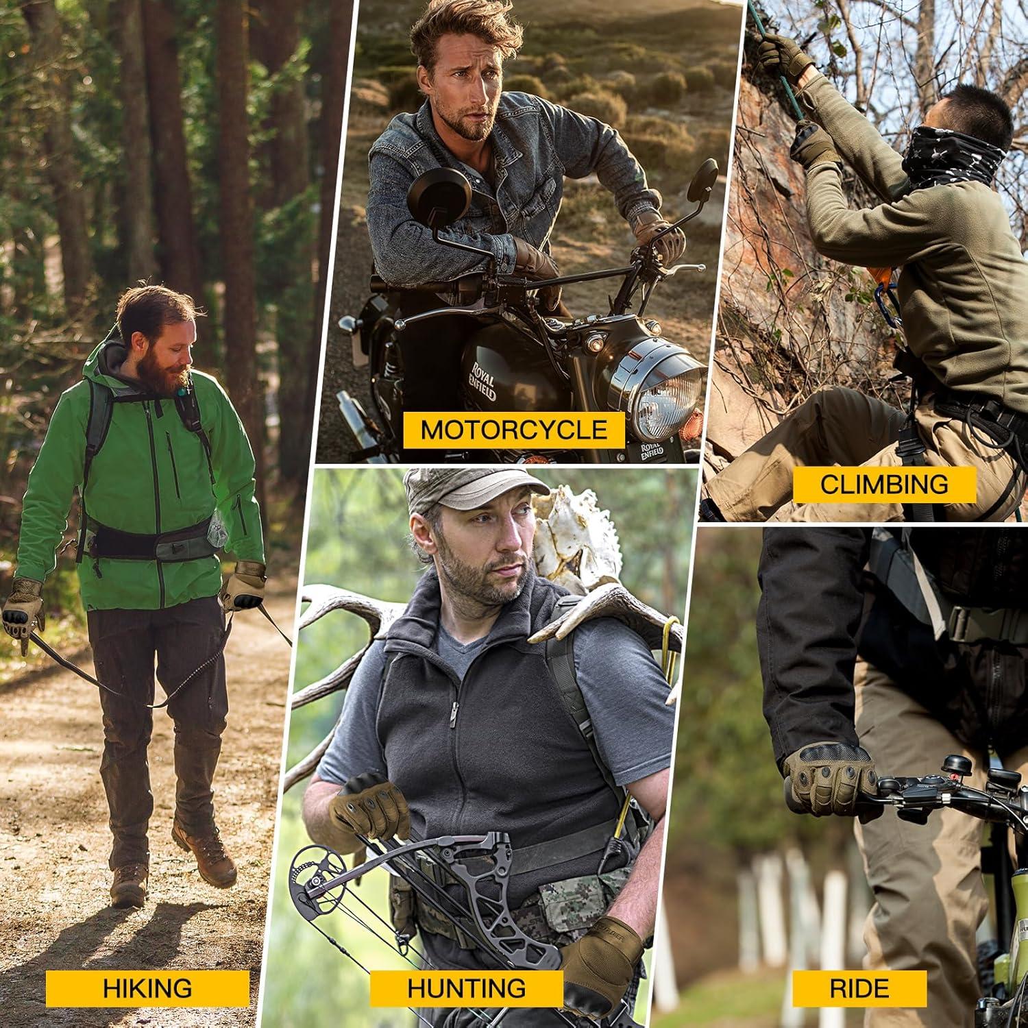 Guantes Tácticos Free Soldier para Hombres - Protección y Agarre