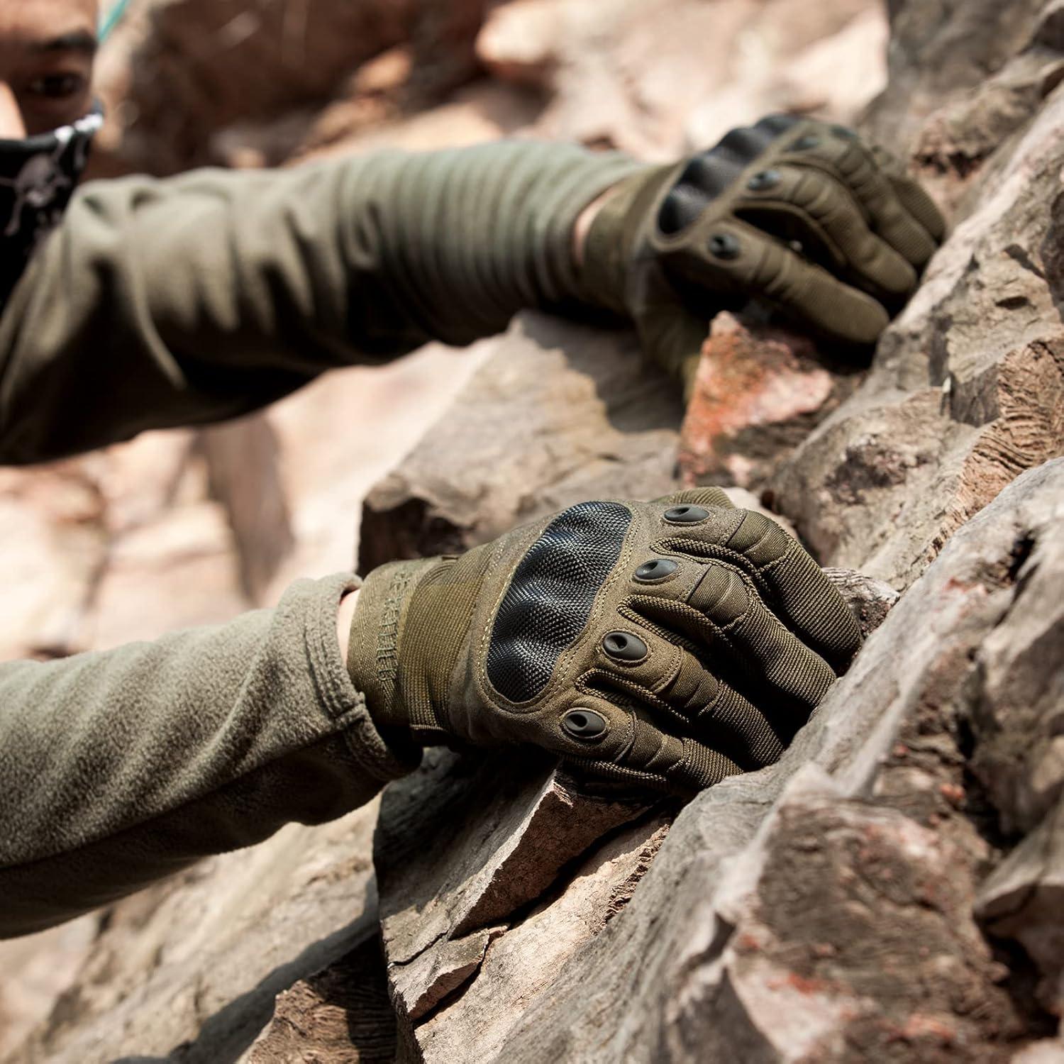 Guantes Tácticos Free Soldier para Hombres - Protección y Agarre
