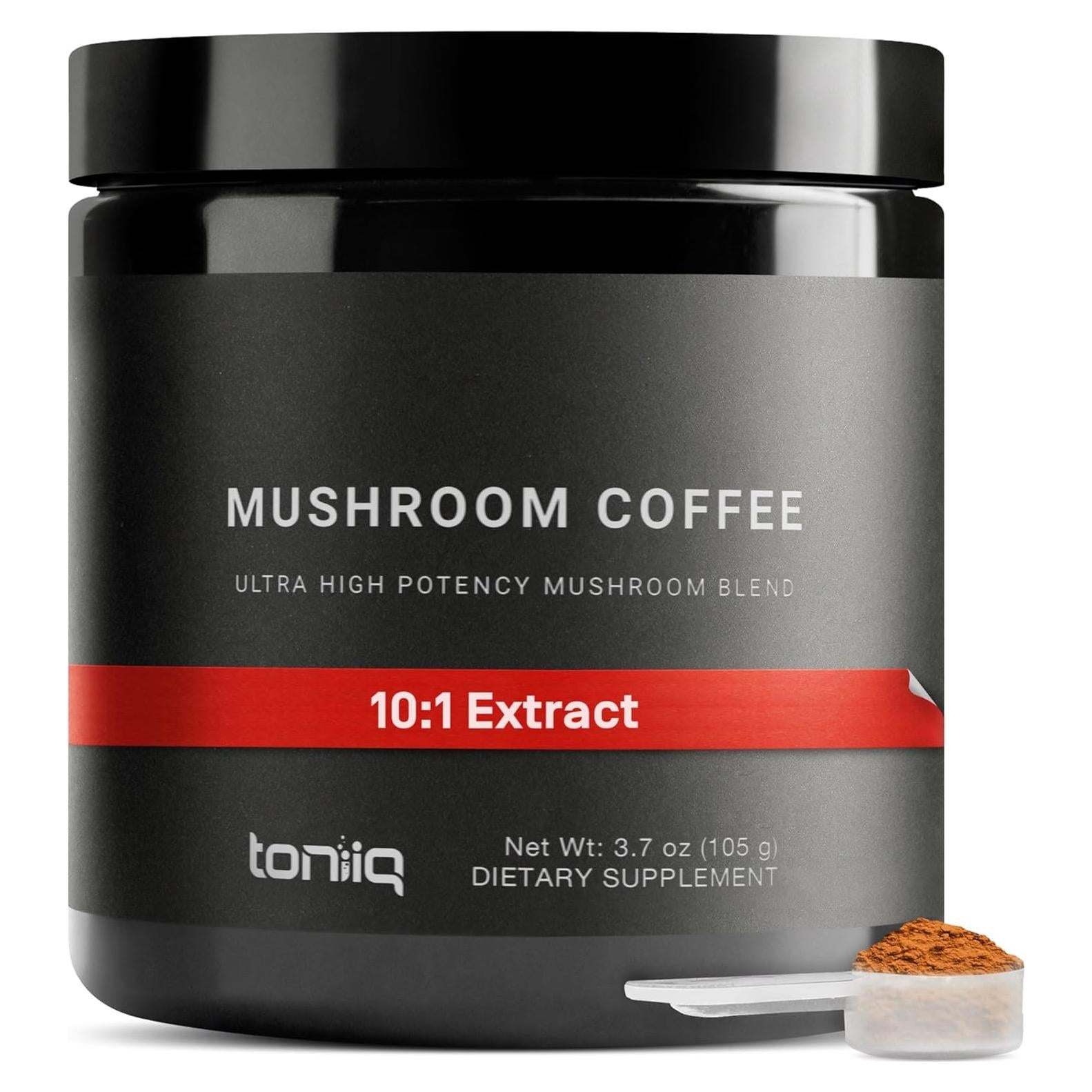 Café de Hongo Toniiq 105 g - Extracto 10:1 de 10 Hongos