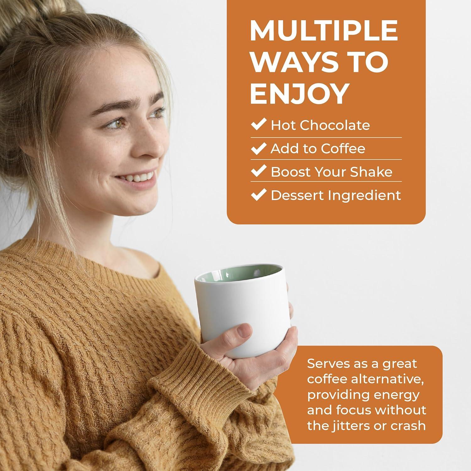 Chocolate Caliente Orgánico Inner Elevate con 5 Champiñones - 30 Porciones