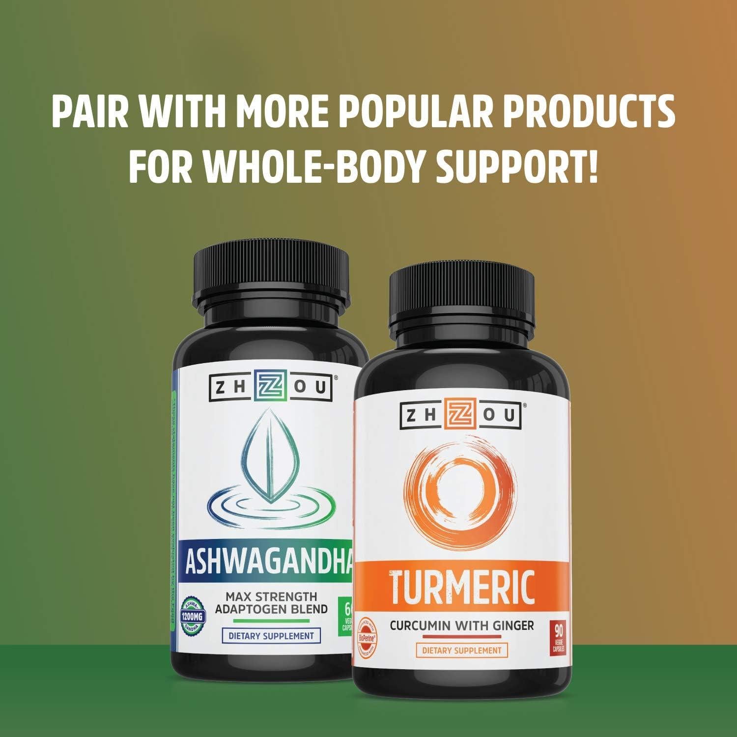 Polvo de Hongo Orgánico Zhou Nutrition 8-Plex 60.78 g