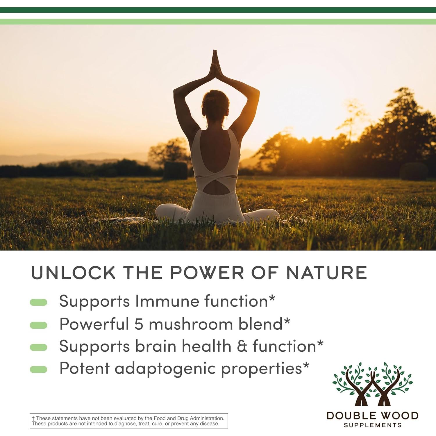 Gominolas de Champiñones Double Wood 60 Unidades 250mg